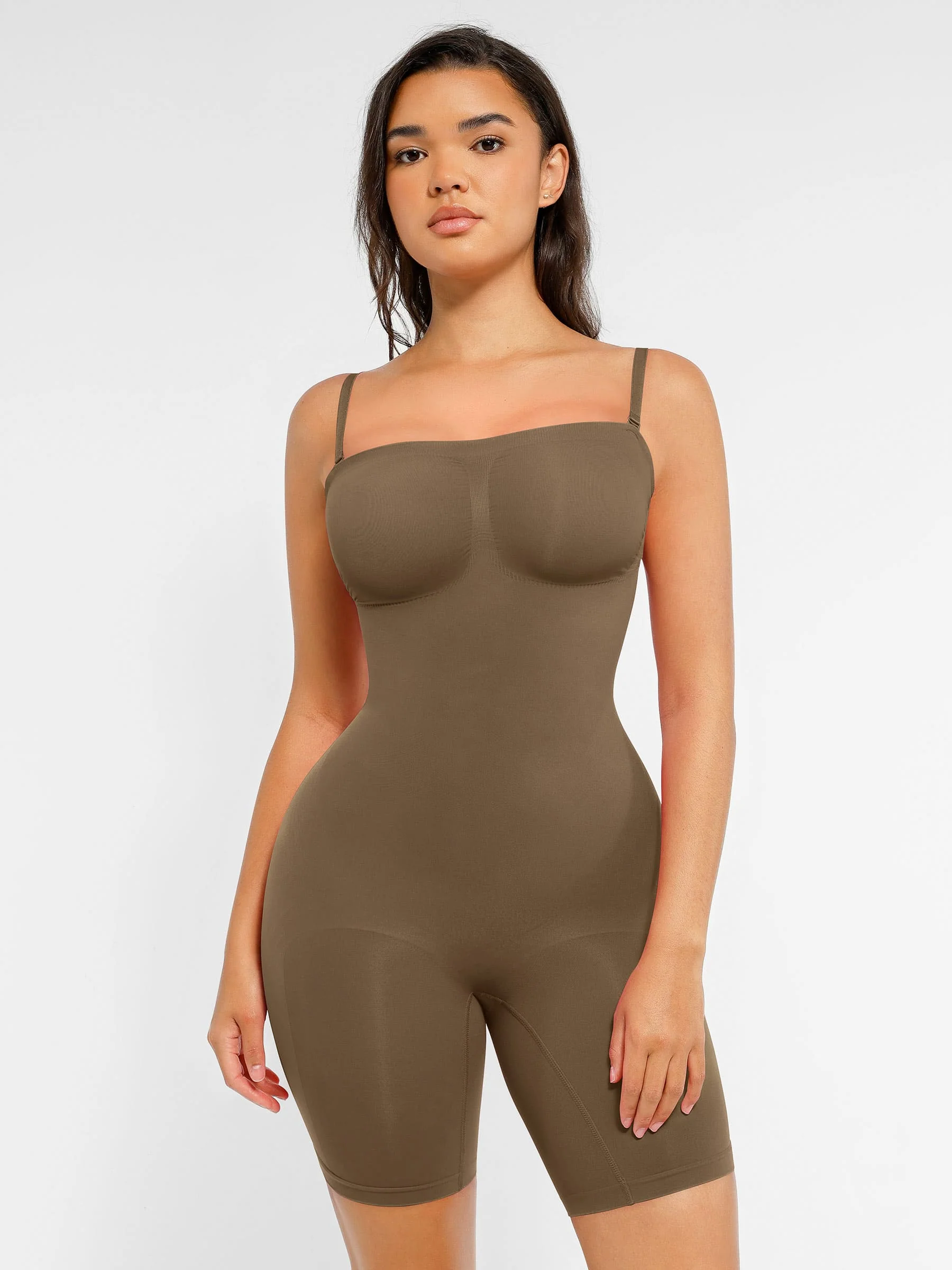 Feelingirl Strapless Seamless Bodysuit with Removable Straps - Image 51