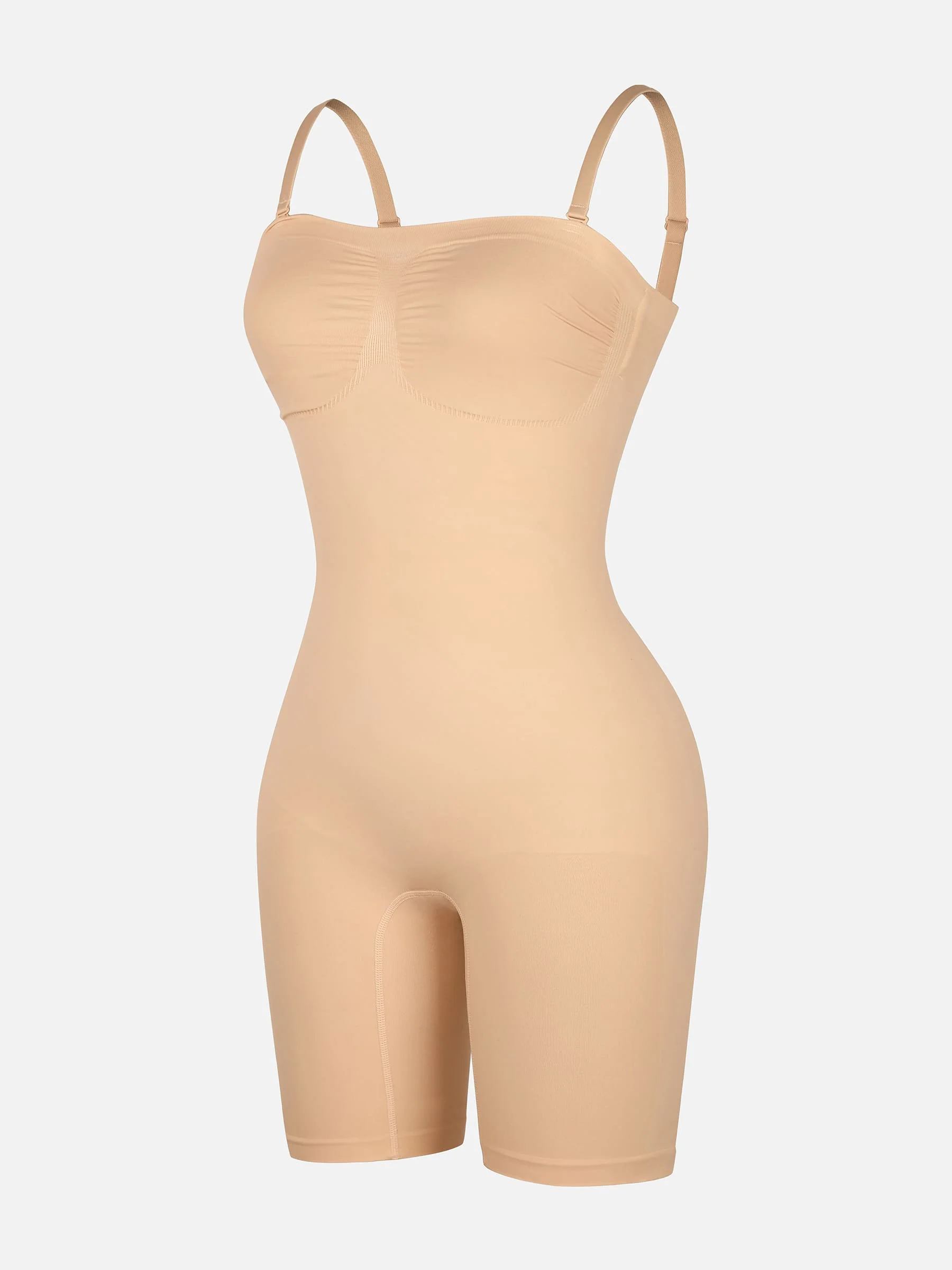 Feelingirl Strapless Seamless Bodysuit with Removable Straps - Image 79