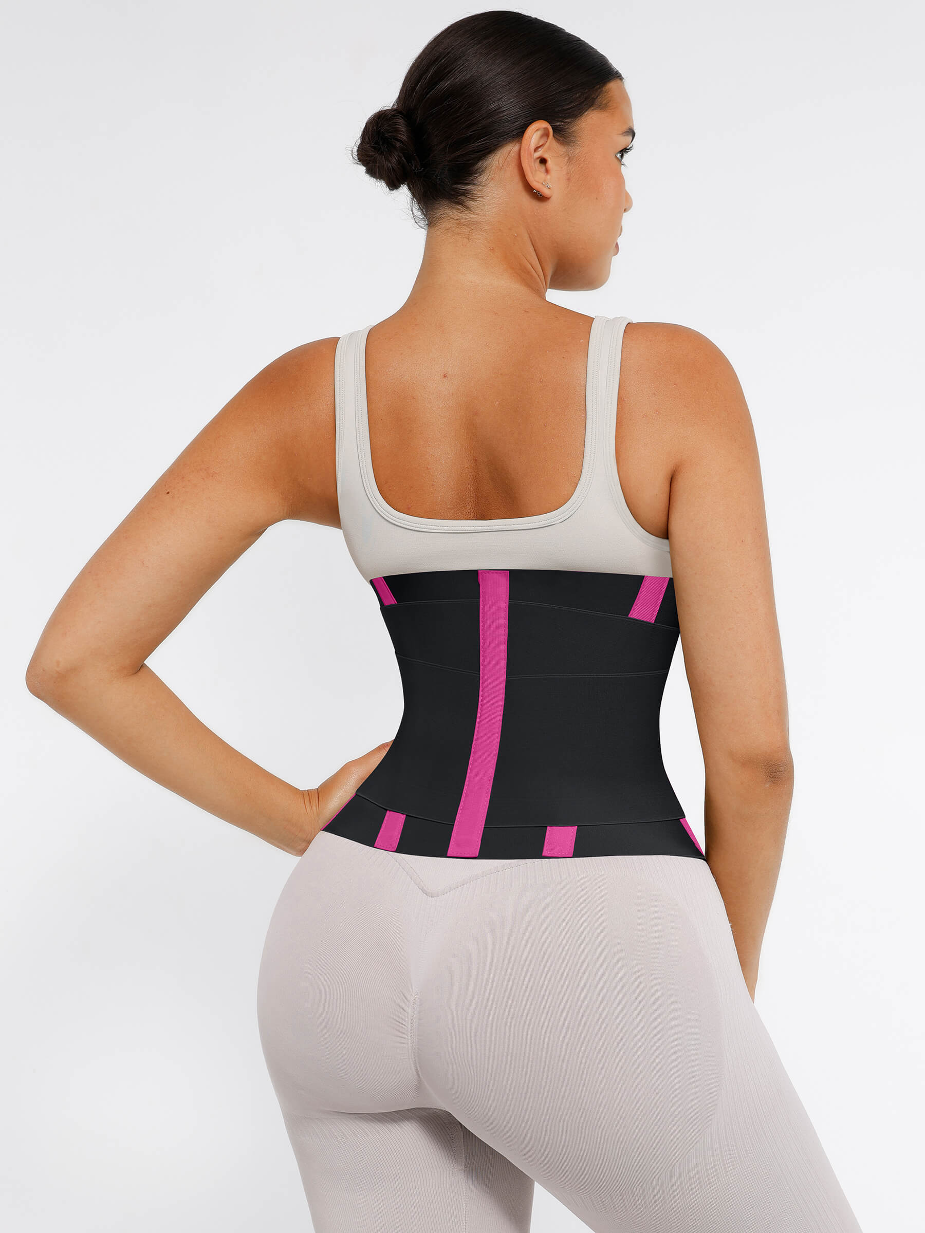 Feelingirl Triple Wrap Tummy Control Waist Trainer Belt - Image 24