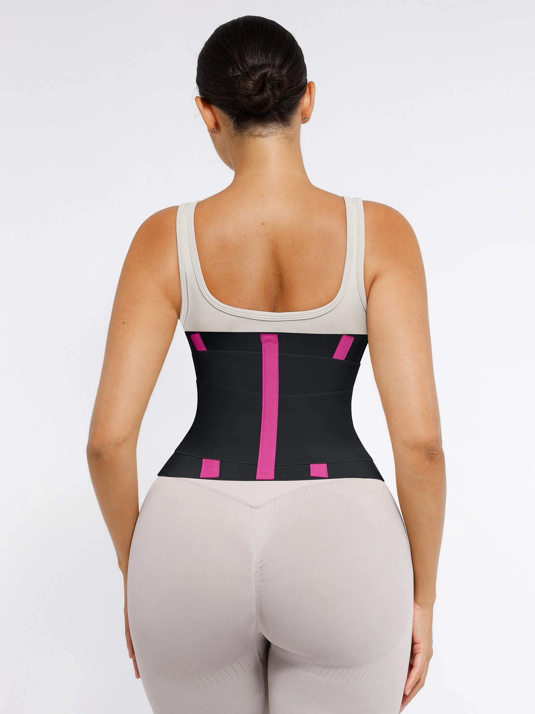 Feelingirl Triple Wrap Tummy Control Waist Trainer Belt - Image 25