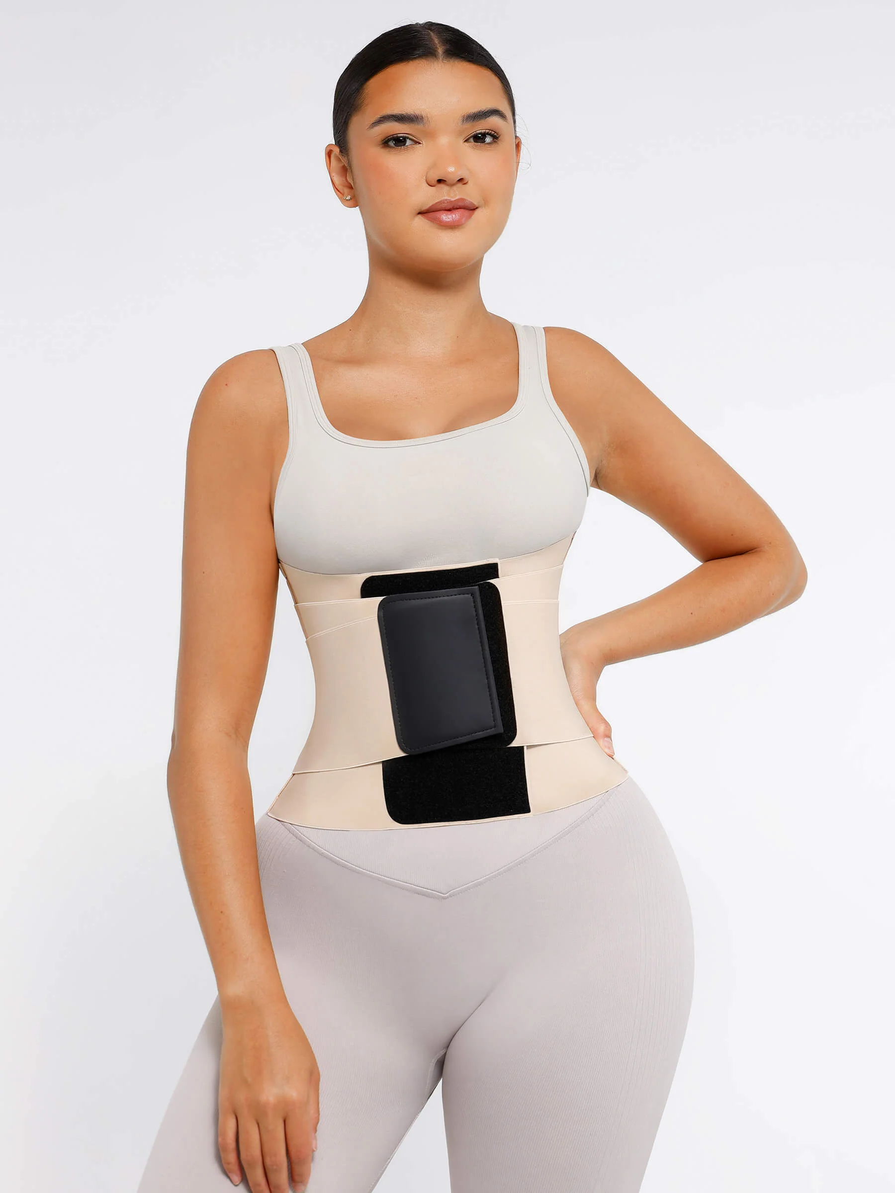 Feelingirl Triple Wrap Tummy Control Waist Trainer Belt - Image 26