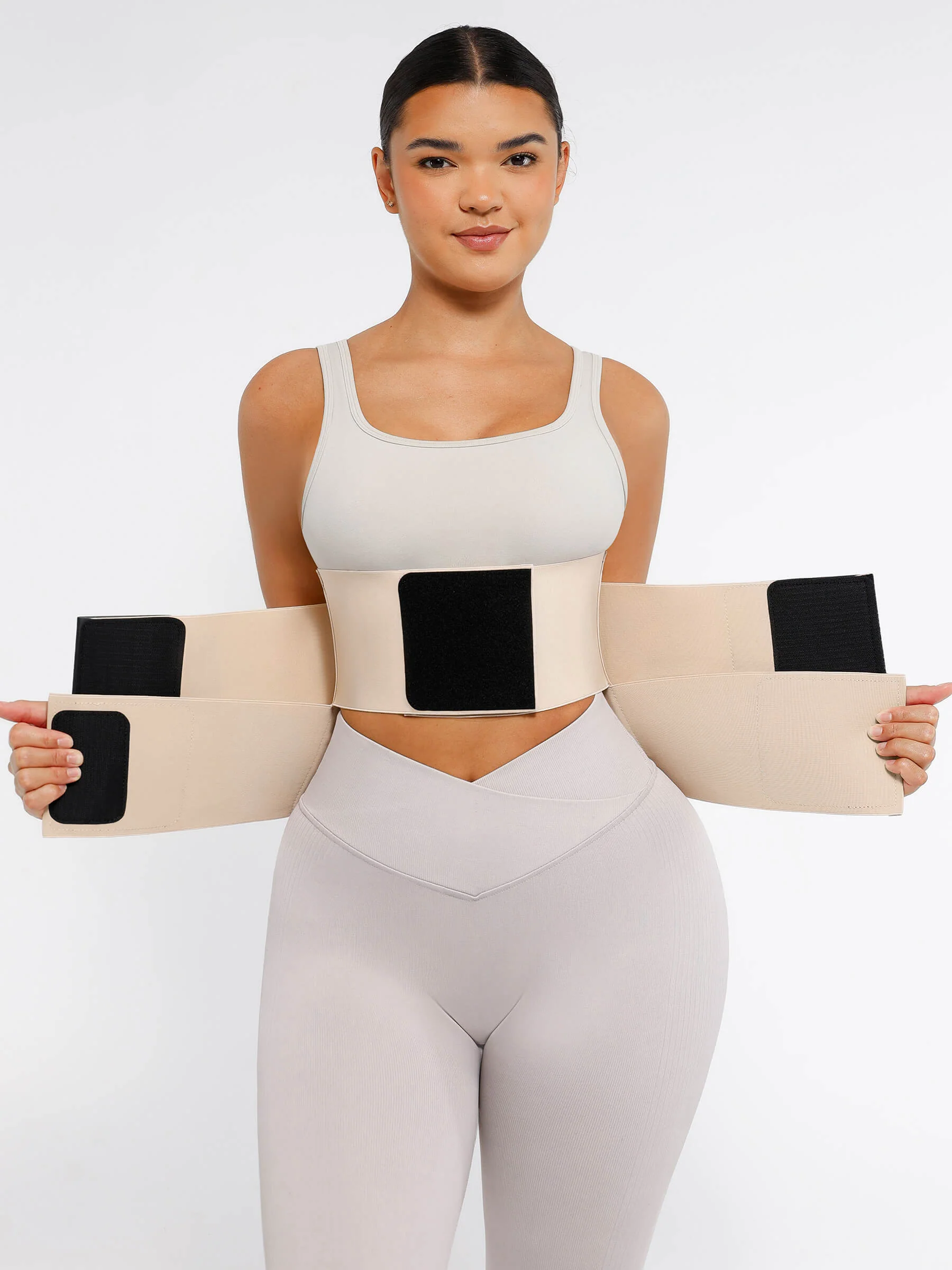 Feelingirl Triple Wrap Tummy Control Waist Trainer Belt - Image 29