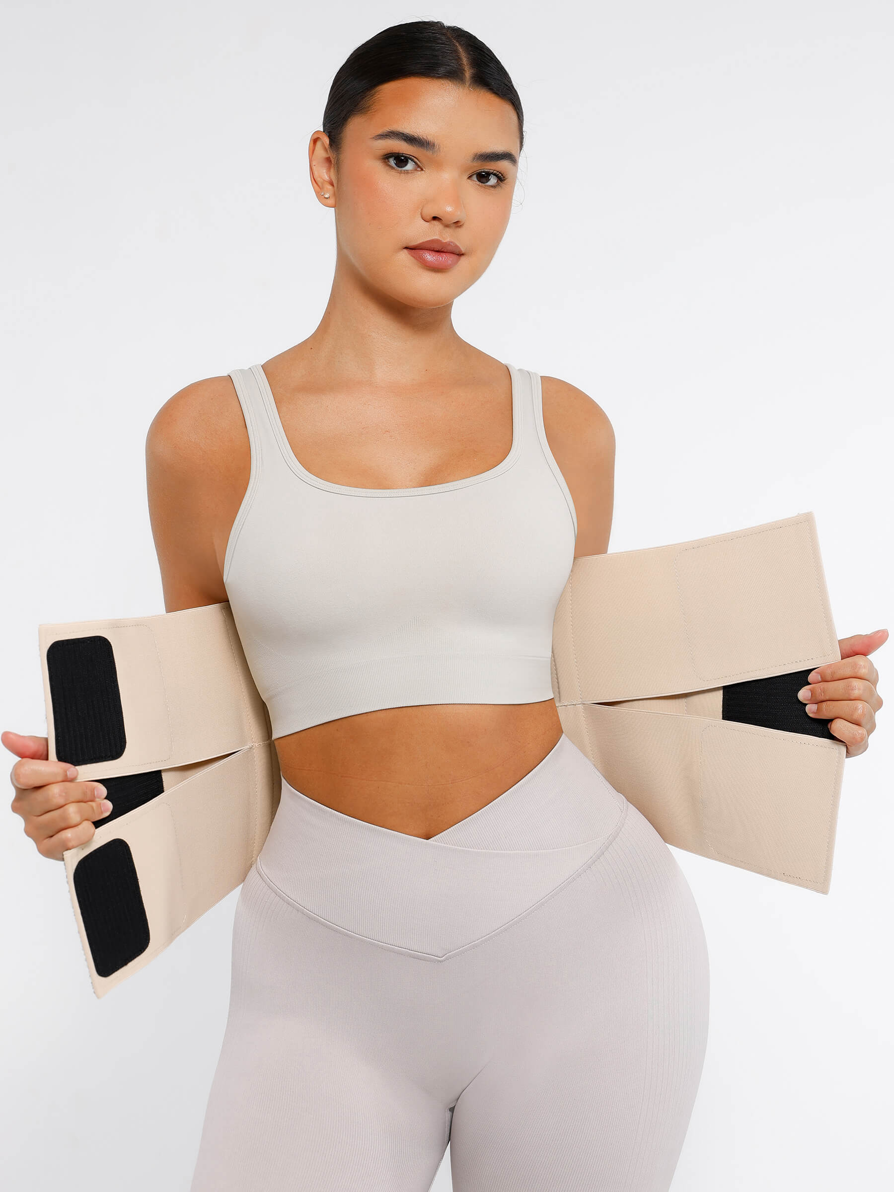 Feelingirl Triple Wrap Tummy Control Waist Trainer Belt - Image 31