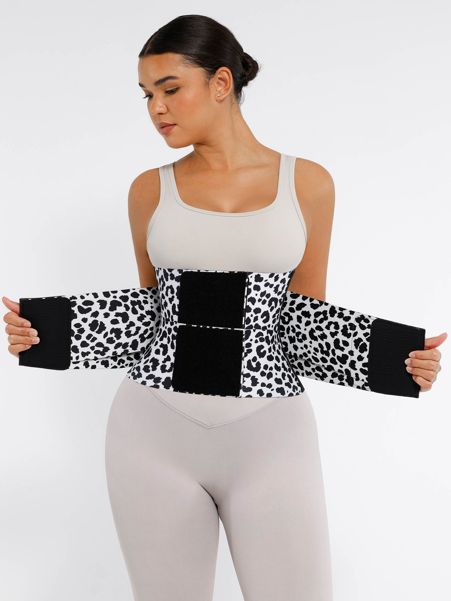 Feelingirl Triple Wrap Tummy Control Waist Trainer Belt - Image 35