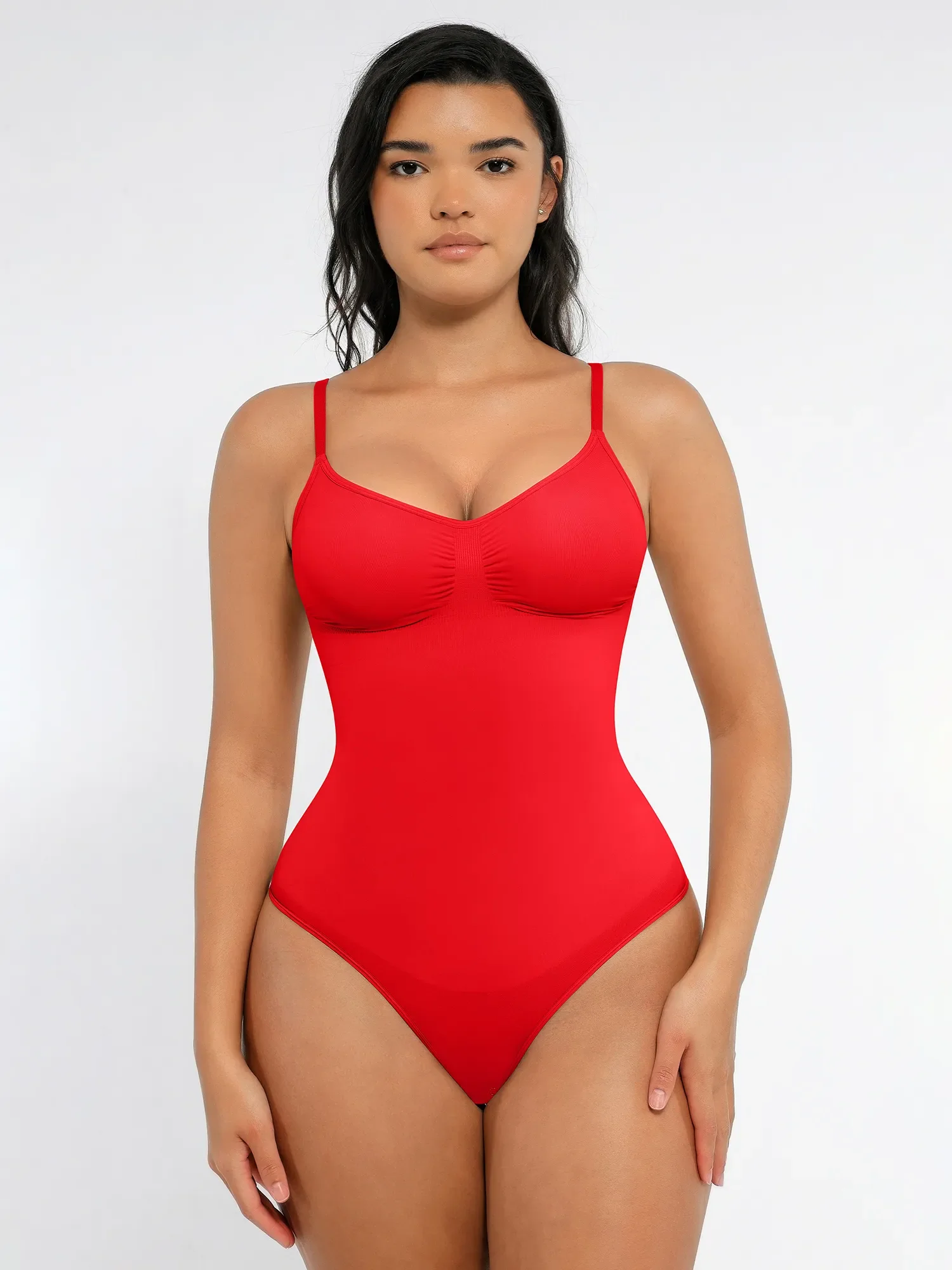 Feelingirl Tummy Control Seamless Thong Bodysuit - Image 109
