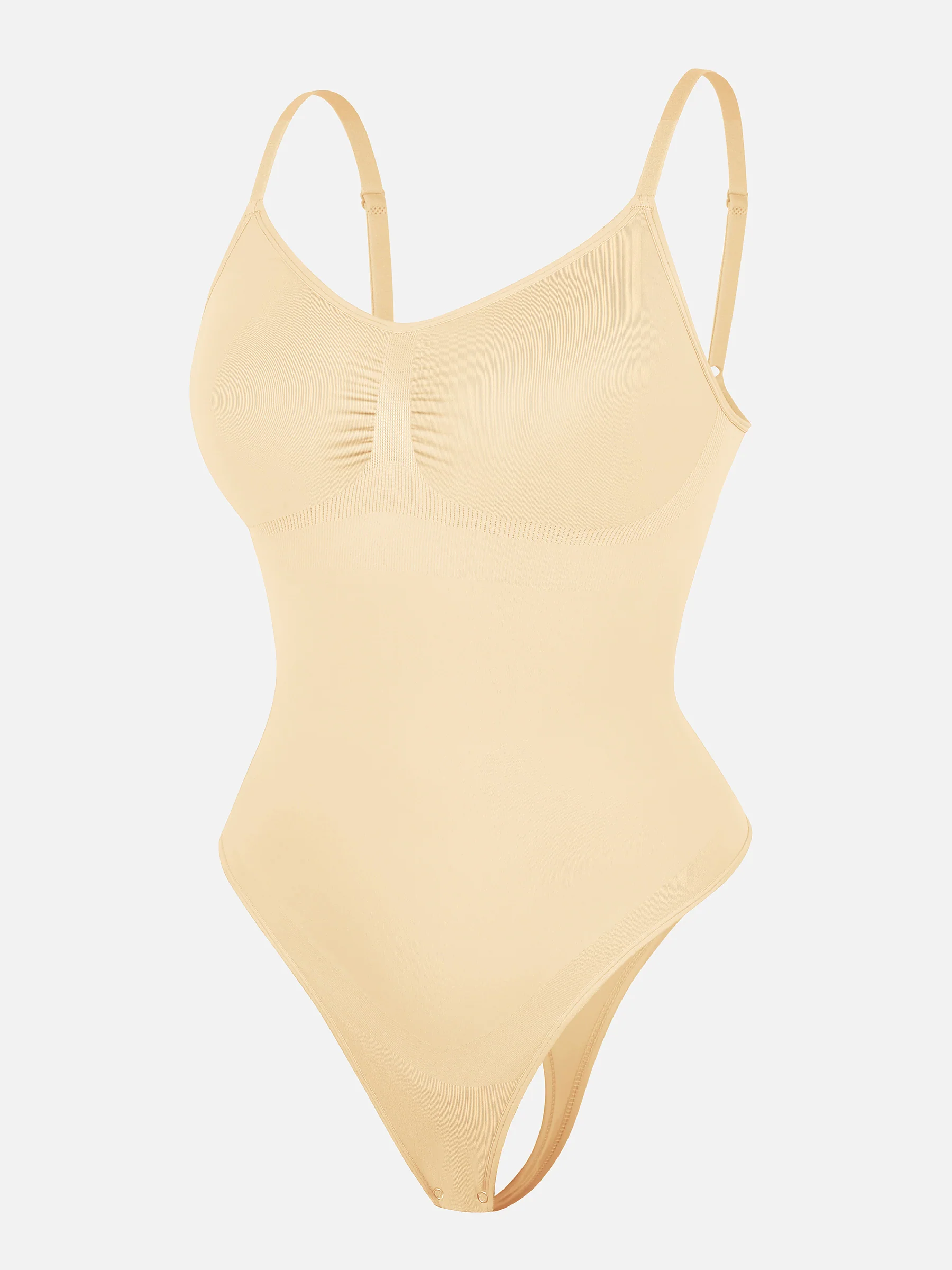 Feelingirl Tummy Control Seamless Thong Bodysuit - Image 26