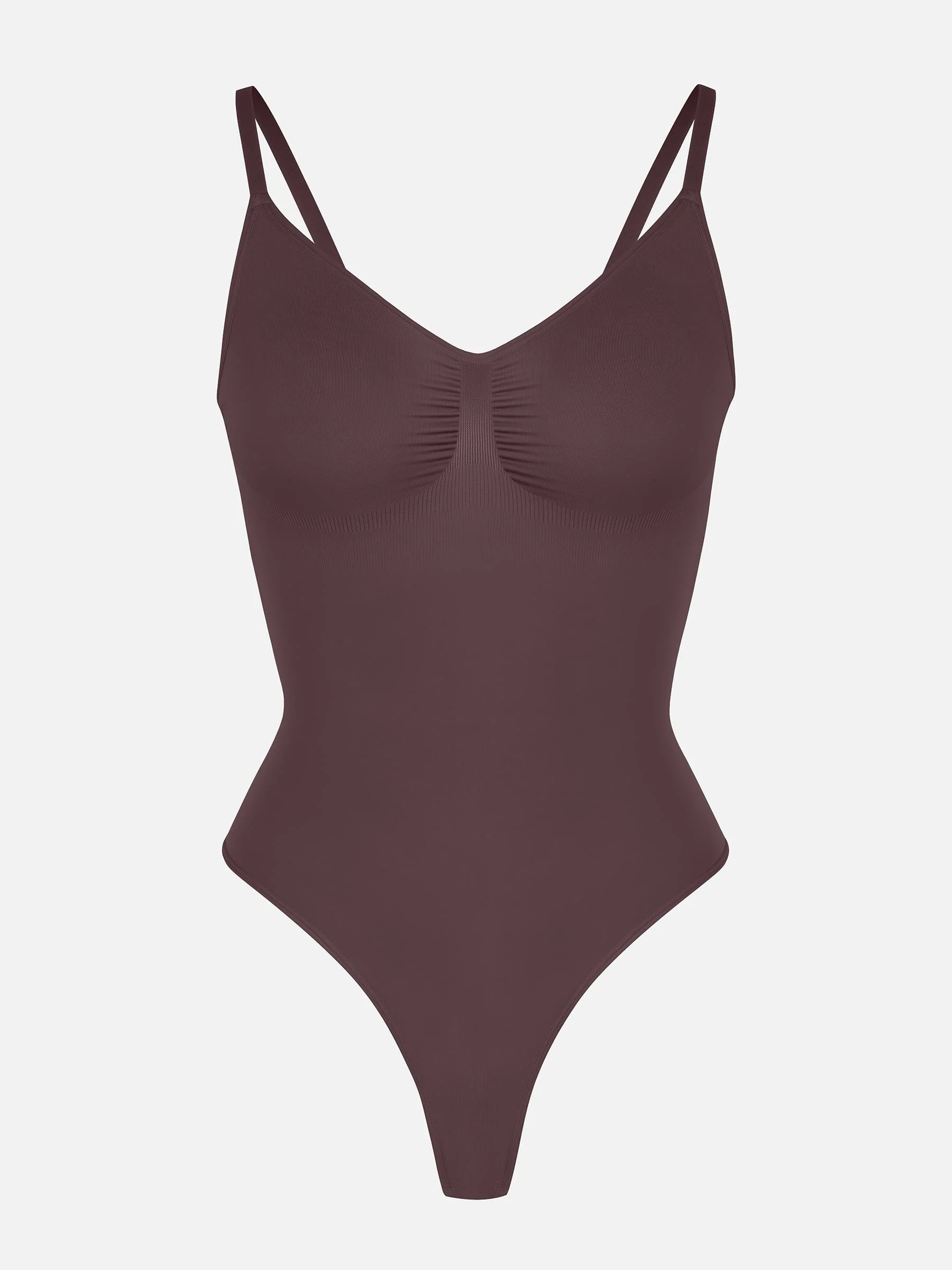 Feelingirl Tummy Control Seamless Thong Bodysuit - Image 41