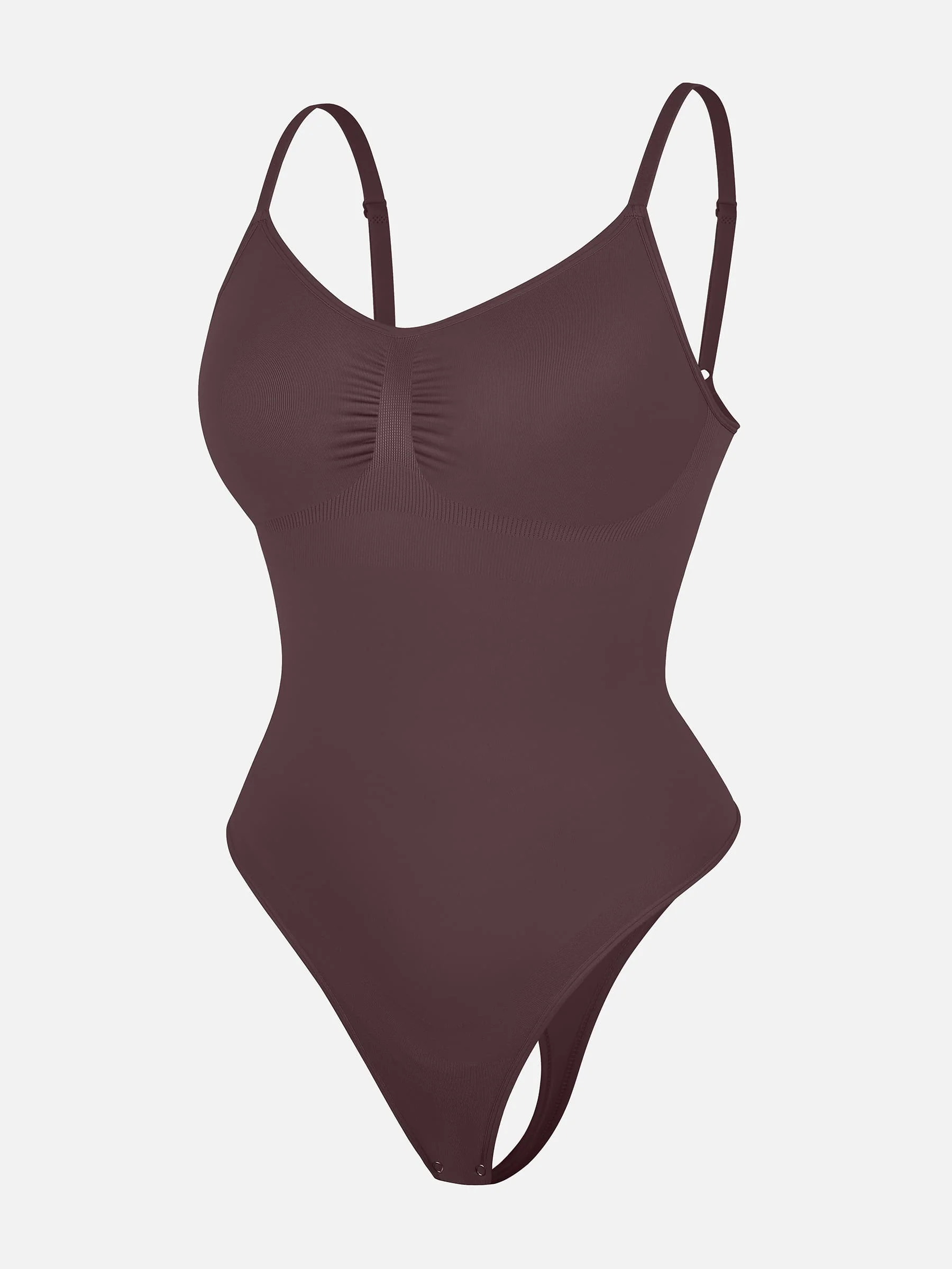 Feelingirl Tummy Control Seamless Thong Bodysuit - Image 42