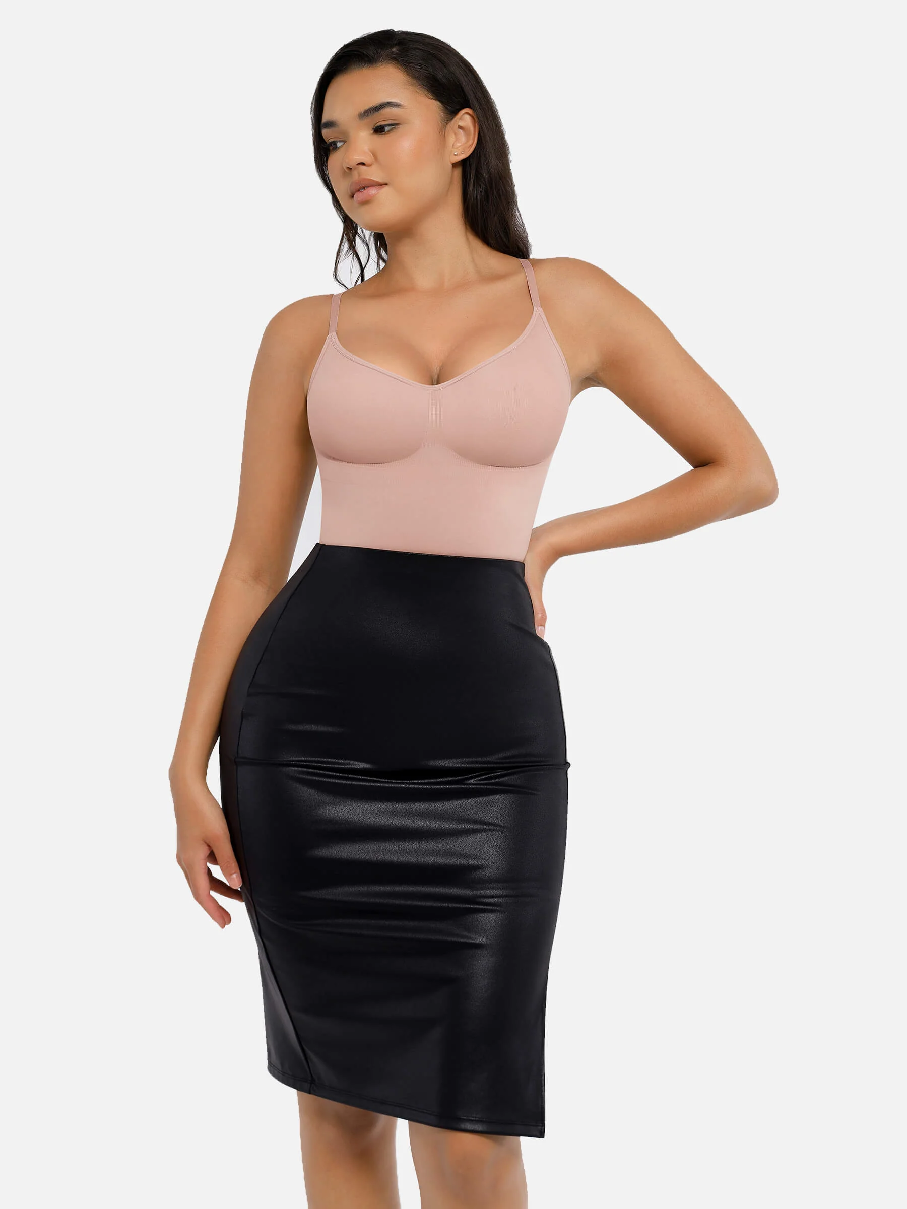Feelingirl Tummy Control Seamless Thong Bodysuit - Image 54