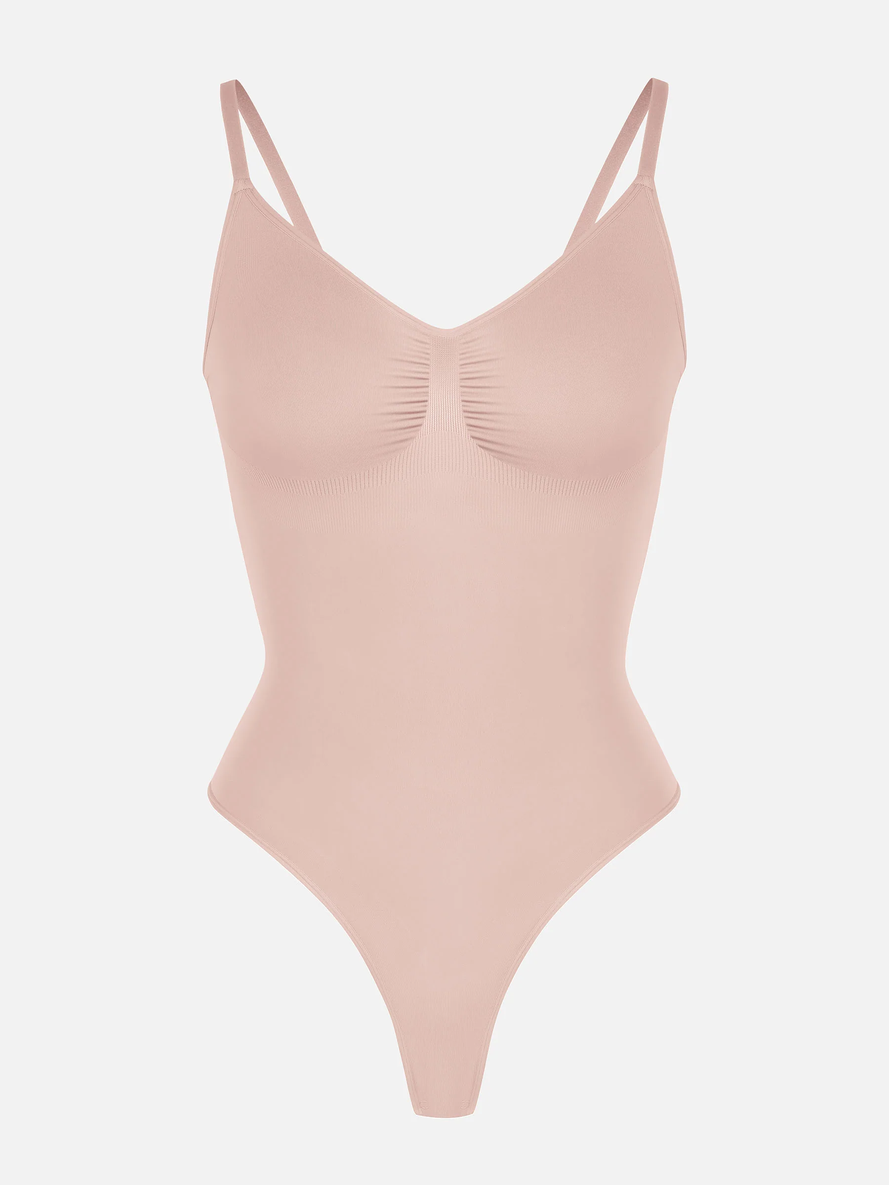 Feelingirl Tummy Control Seamless Thong Bodysuit - Image 56