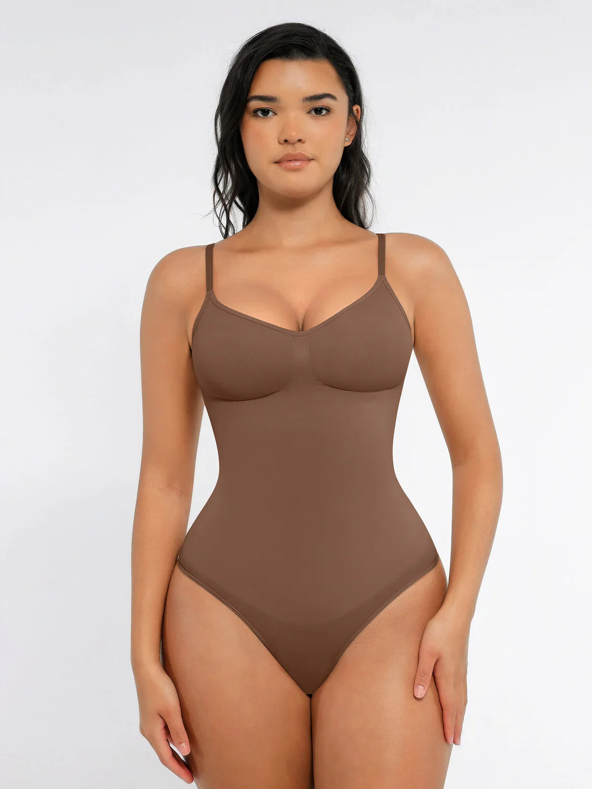 Feelingirl Tummy Control Seamless Thong Bodysuit - Image 67
