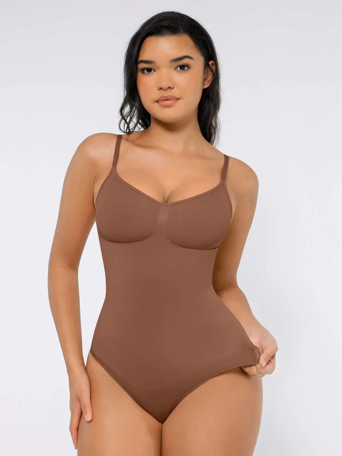 Feelingirl Tummy Control Seamless Thong Bodysuit - Image 68