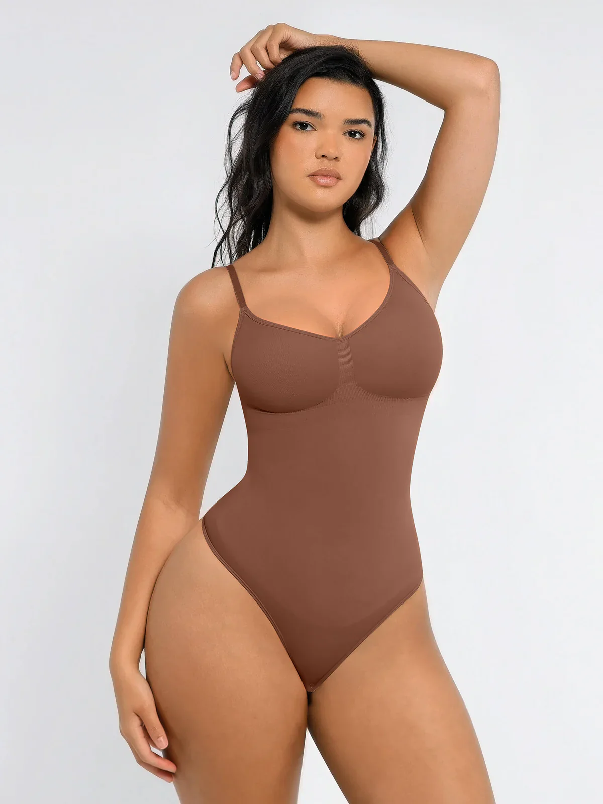 Feelingirl Tummy Control Seamless Thong Bodysuit - Image 69