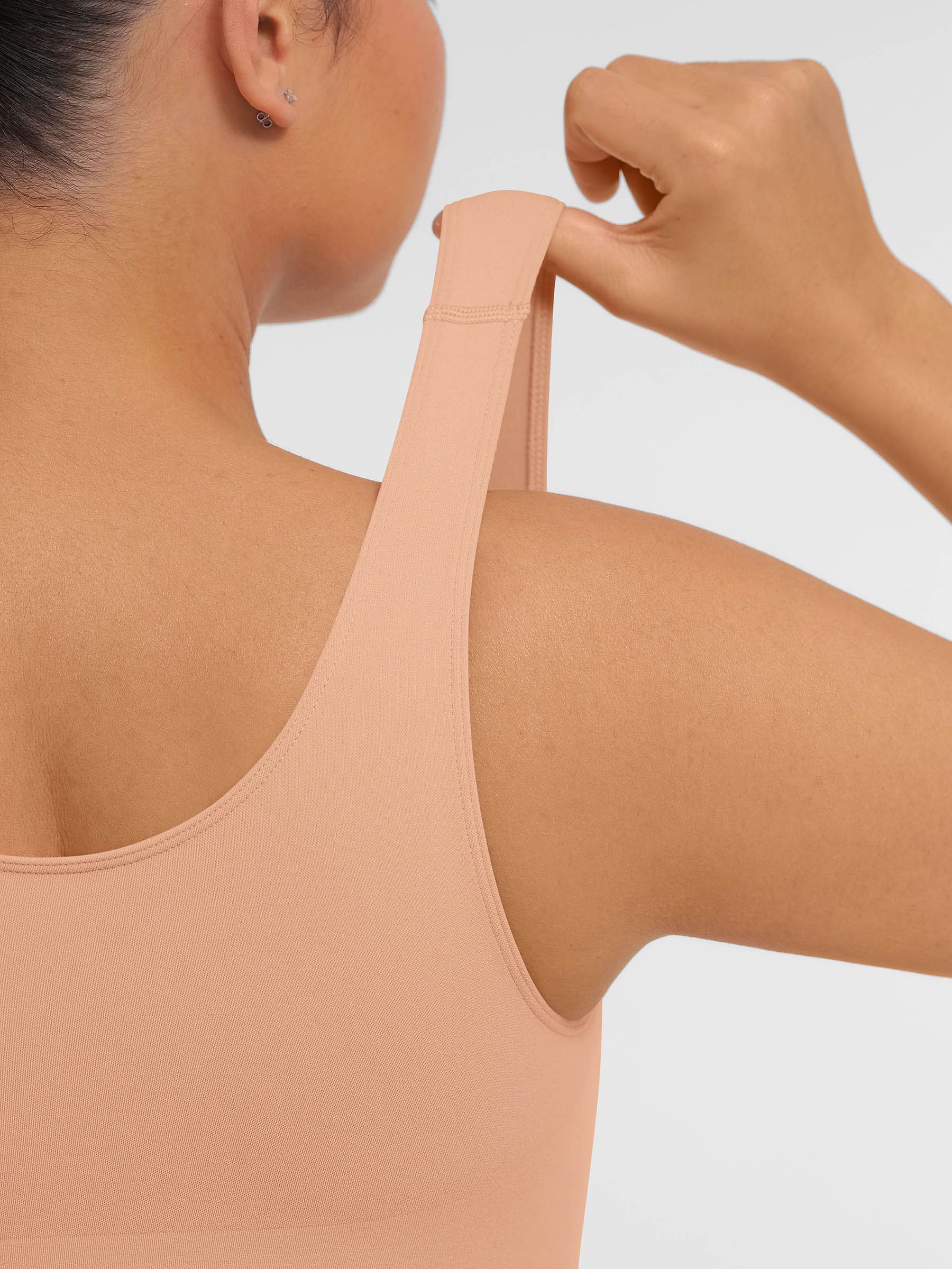 Feelingirl Tummy Control Seamless Wide Strap Bodysuit - Image 31