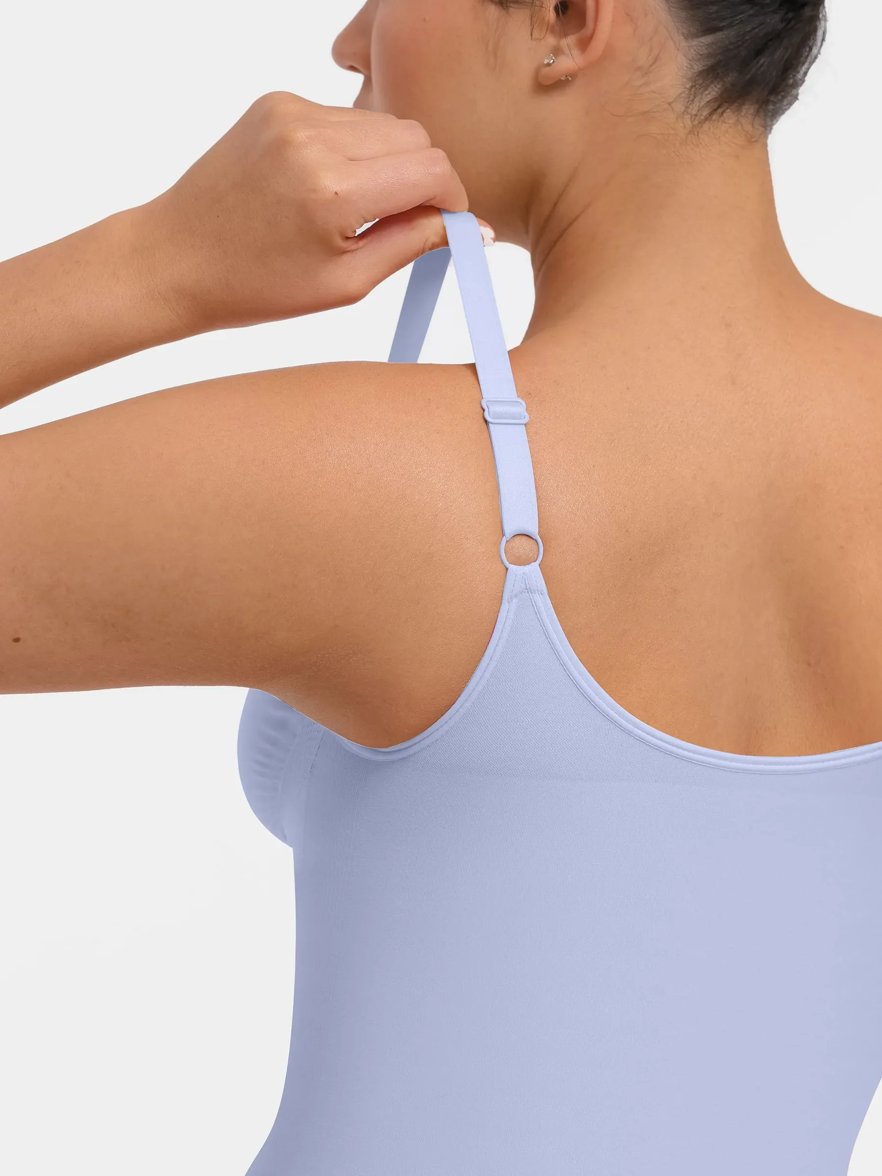 Feelingirl Tummy Control Seamless Zipper Shaping Bodysuit - Image 61