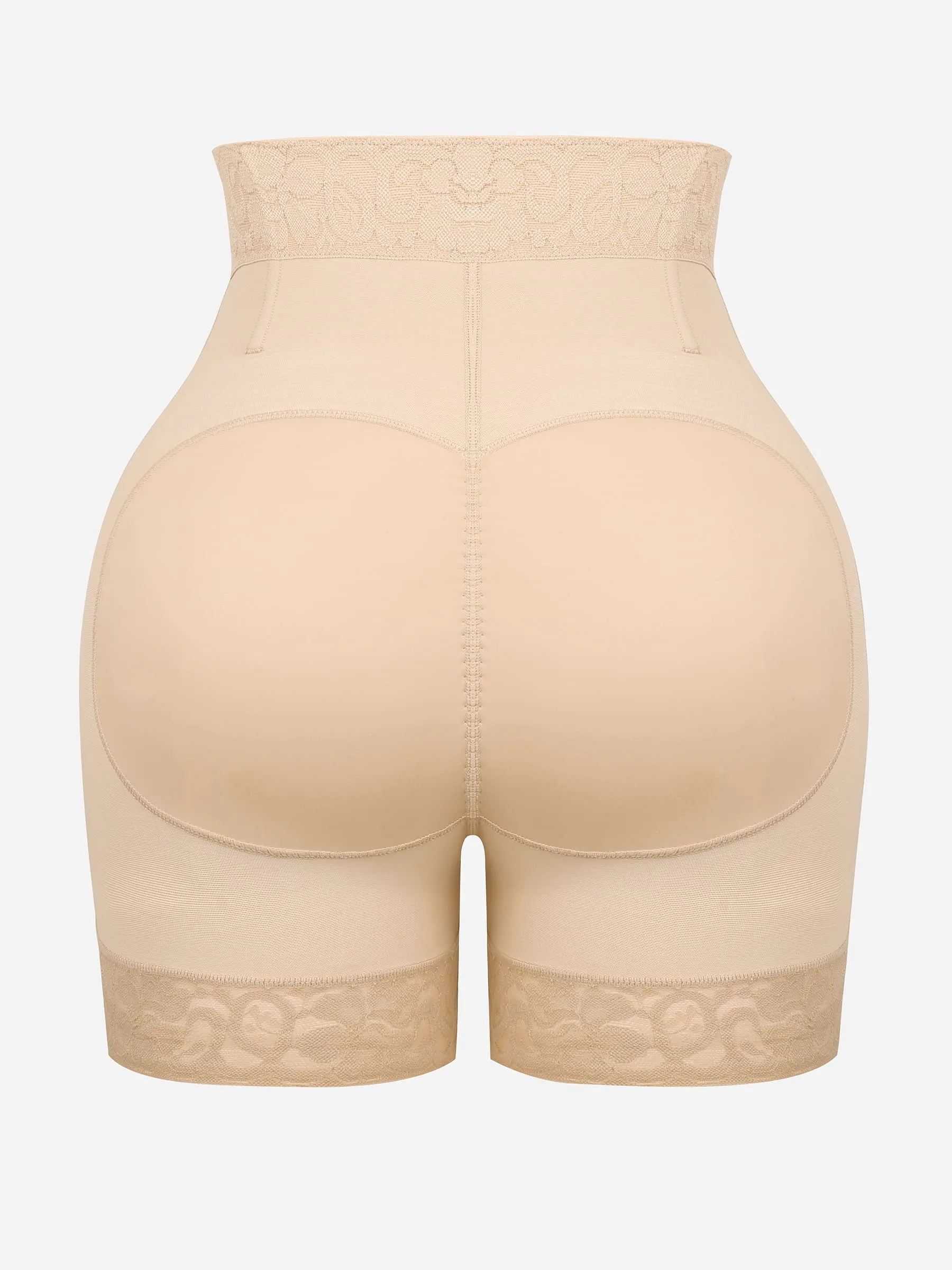 Feelingirl Tummy Control Shaping Shorts Butt Lifter with Clasps and Zipper - Image 10