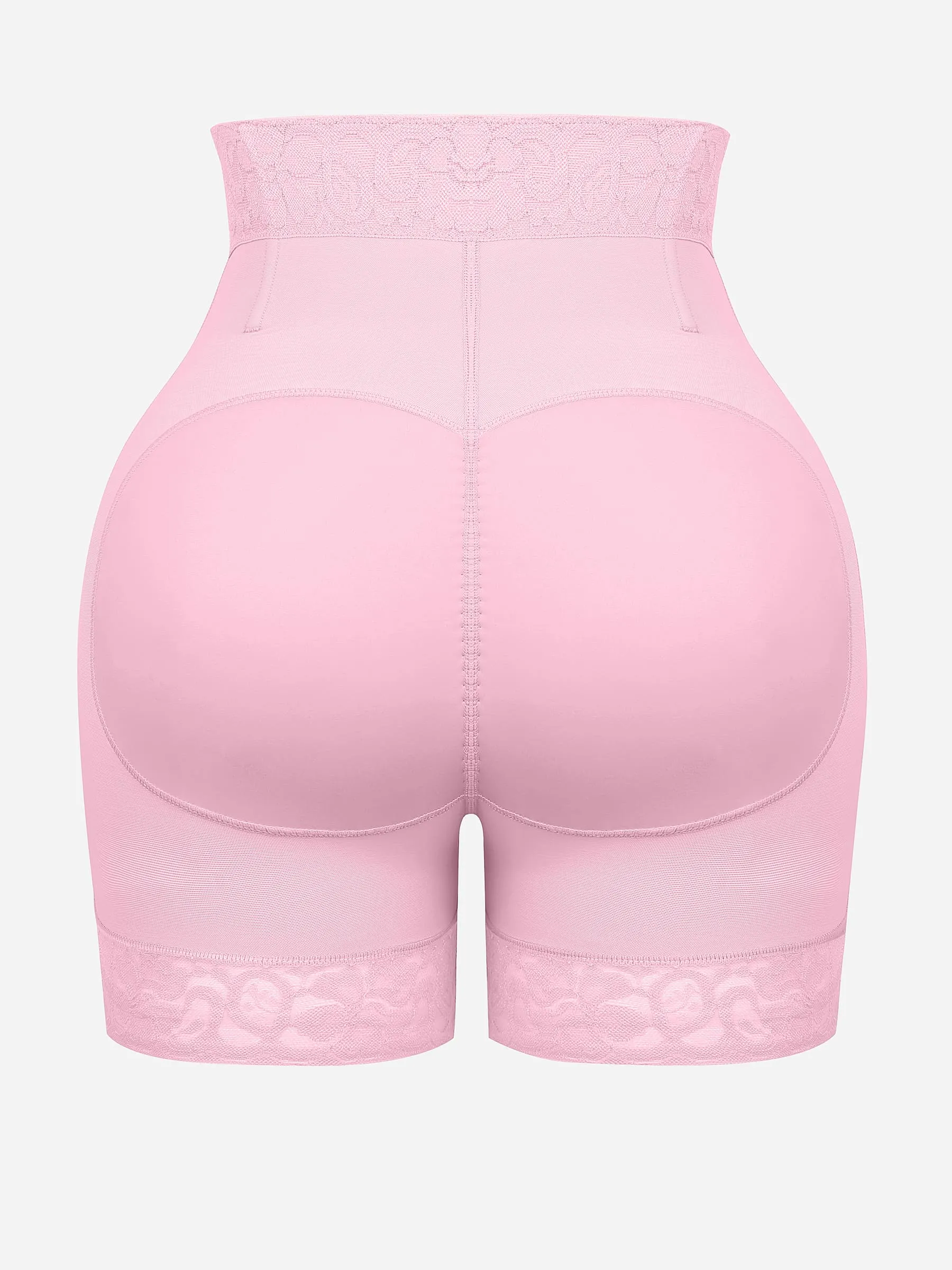 Feelingirl Tummy Control Shaping Shorts Butt Lifter with Clasps and Zipper - Image 20