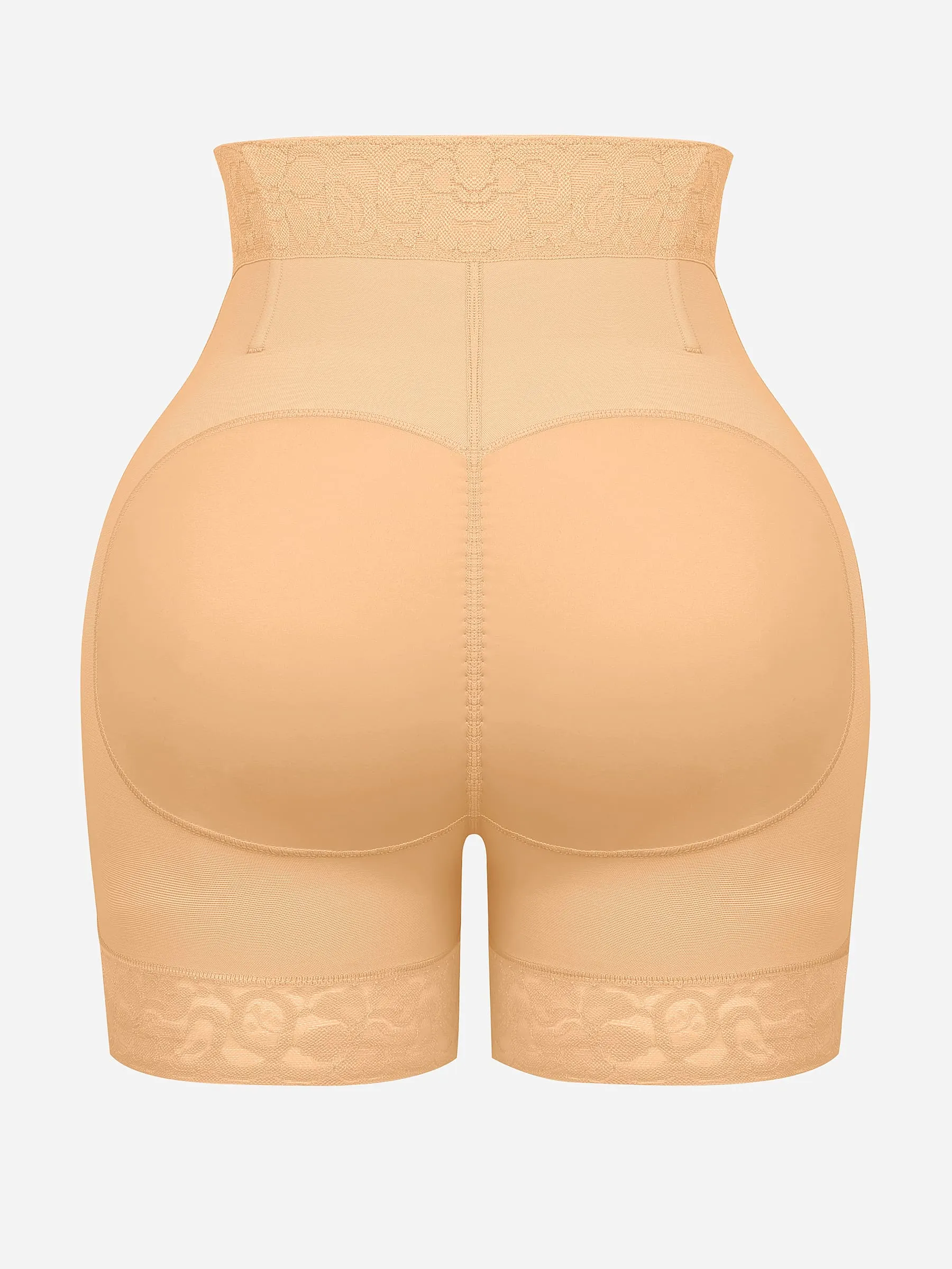 Feelingirl Tummy Control Shaping Shorts Butt Lifter with Clasps and Zipper - Image 30