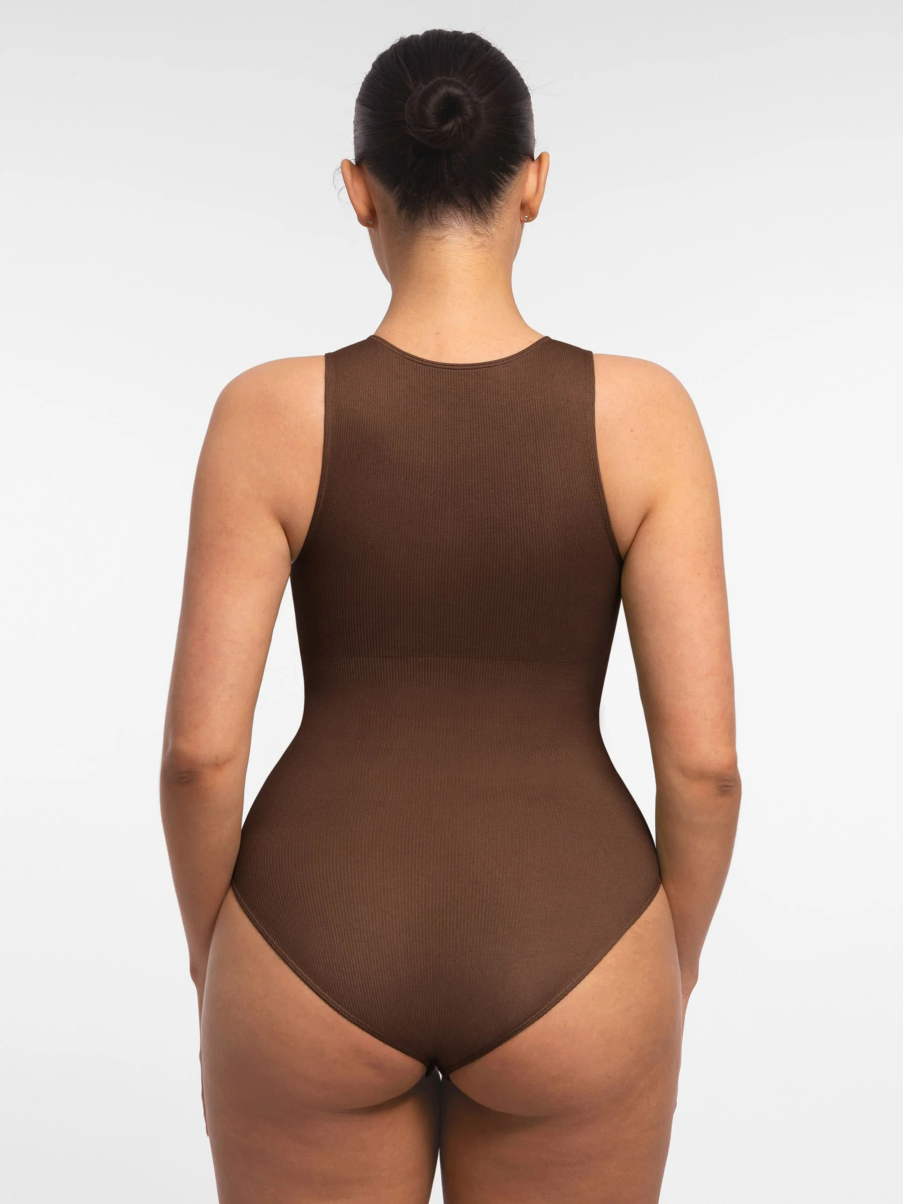 Feelingirl Seamless Tummy Control Invisible Zipper Shaping Bodysuit - Image 5