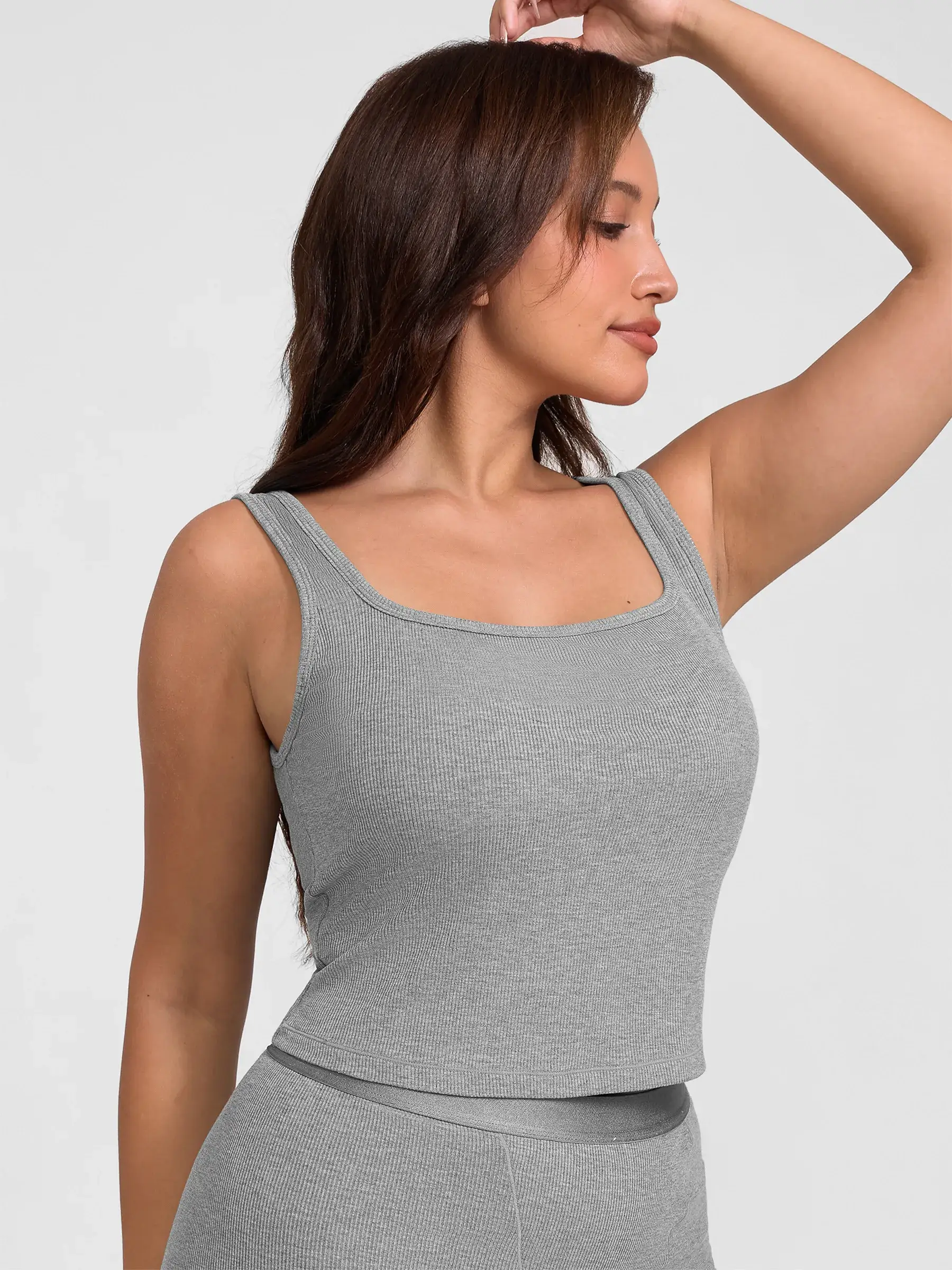 Feelingirl Breathable Ribbed Sleeveless Tank Top - Image 15