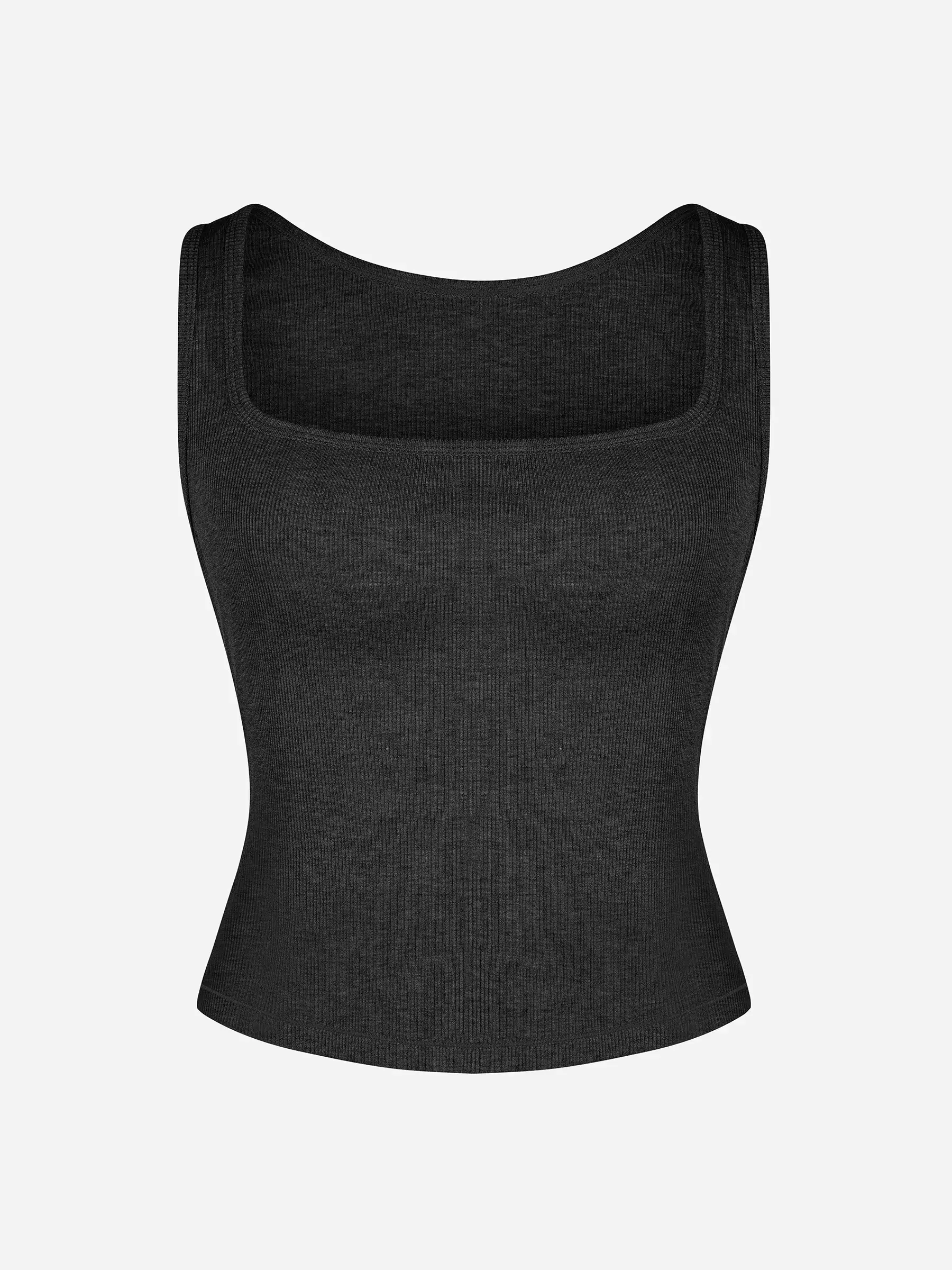 Feelingirl Breathable Ribbed Sleeveless Tank Top - Image 25