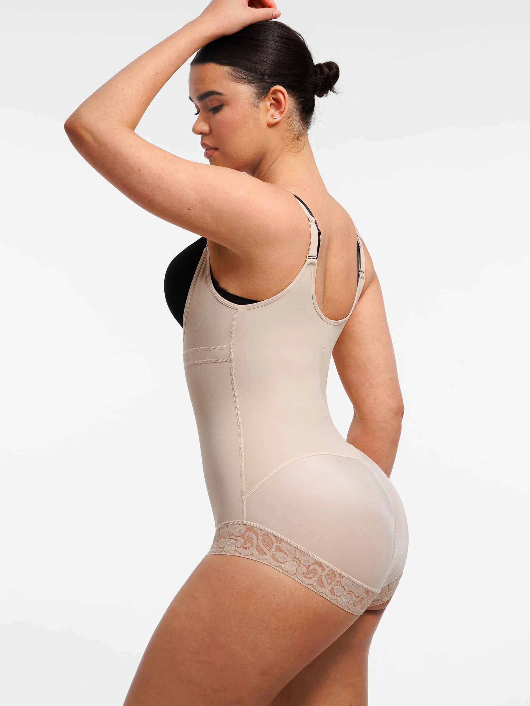 Feelingirl U-Plunge Front Adjustable Zipper Shapewear - Image 5