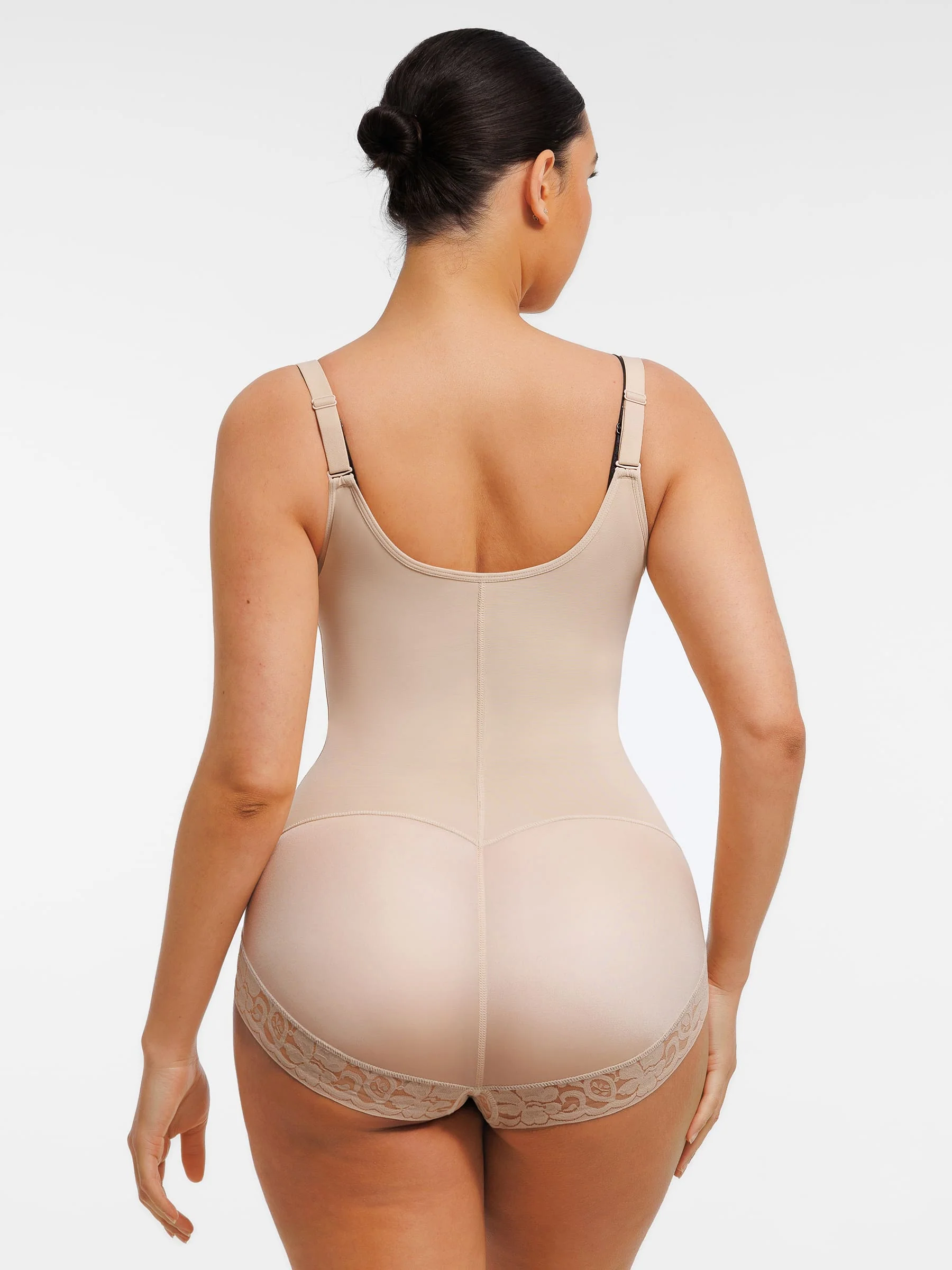 Feelingirl U-Plunge Front Adjustable Zipper Shapewear - Image 6
