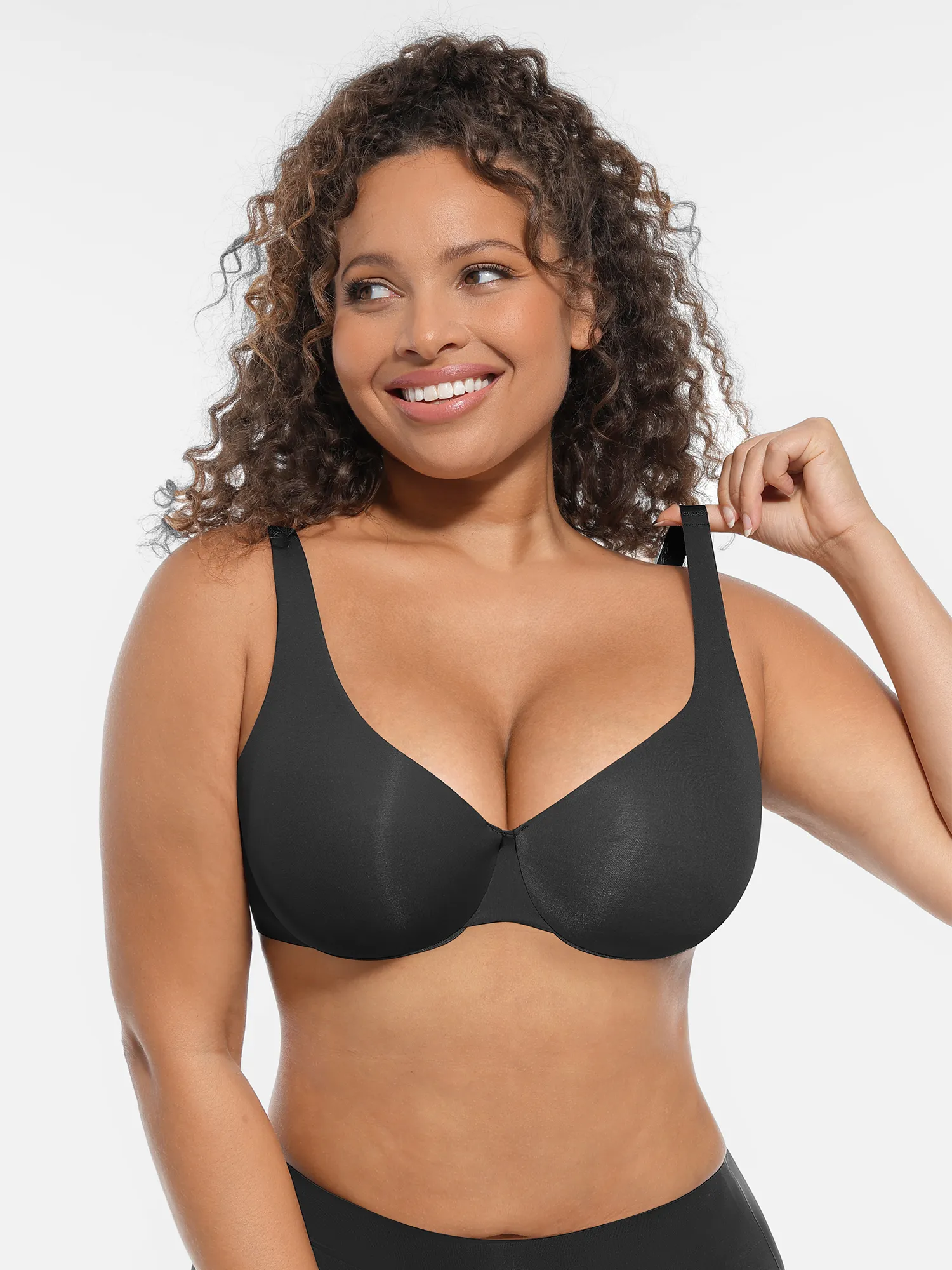 Feelingirl Unpadded Underwired Deep V-Neck Side Support Bra Bundle - Image 11