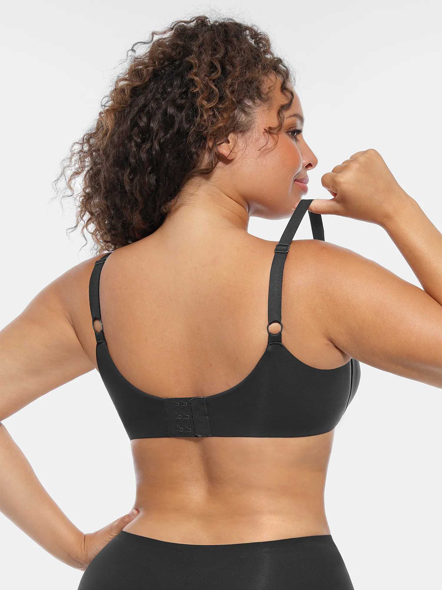 Feelingirl Unpadded Underwired Deep V-Neck Side Support Bra Bundle - Image 15