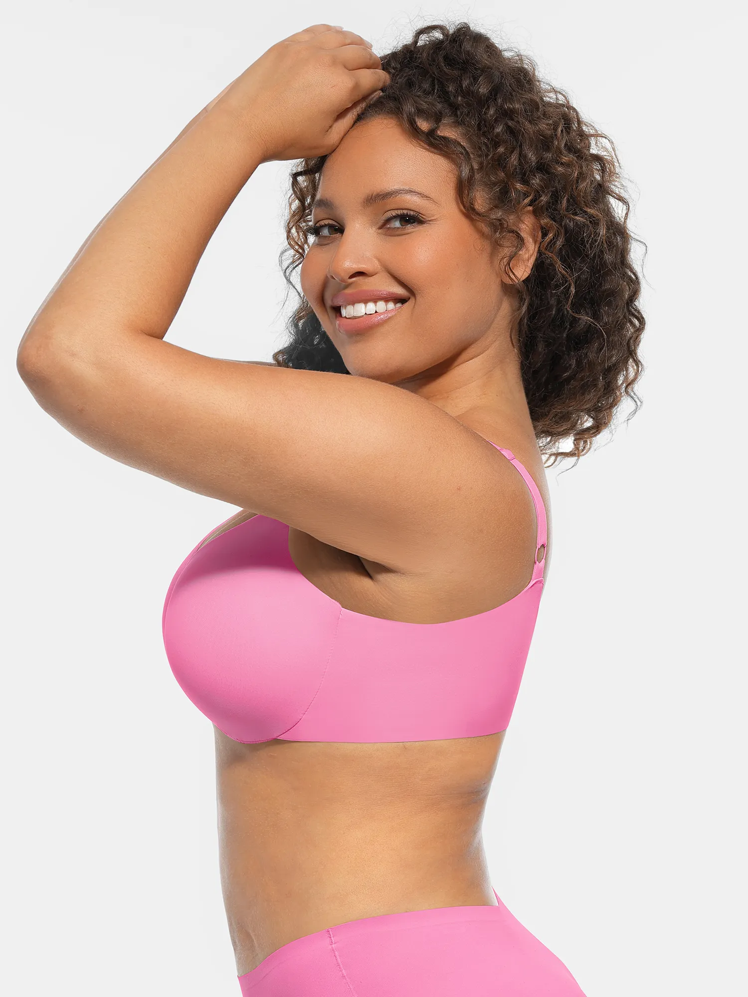 Feelingirl Unpadded Underwired Deep V-Neck Side Support Bra Bundle - Image 30