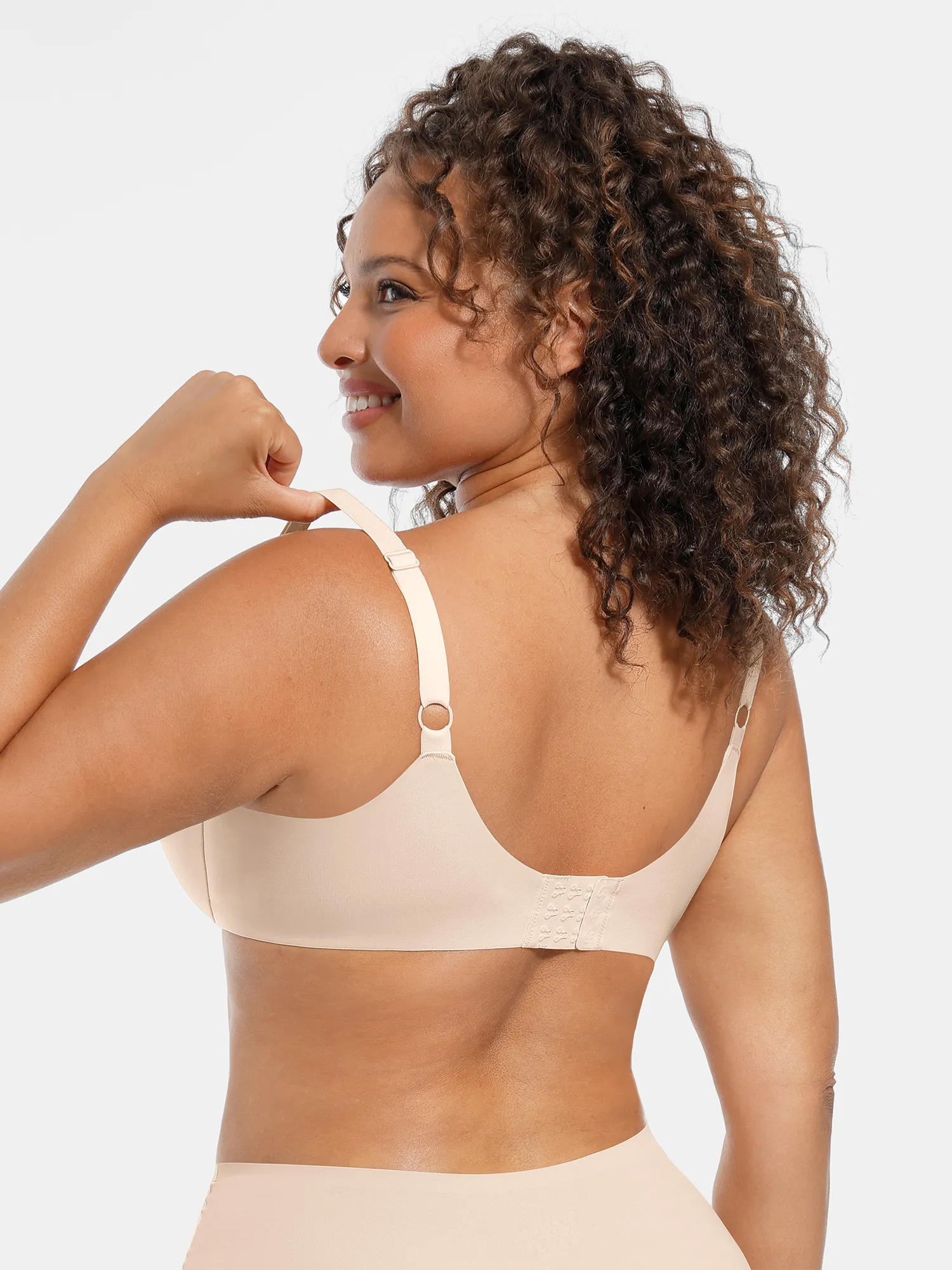 Feelingirl Unpadded Underwired Deep V-Neck Side Support Bra Bundle - Image 7