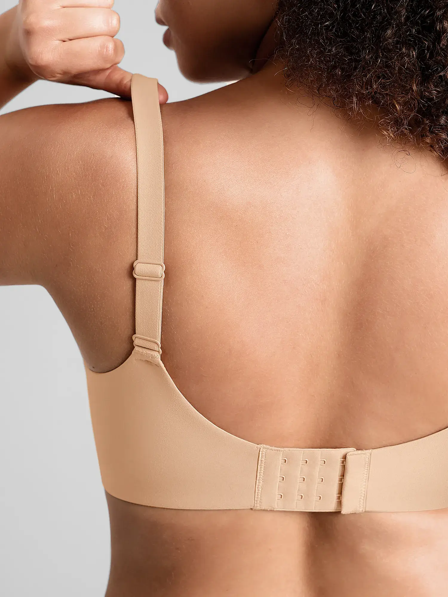 Feelingirl Unlined Minimizer Bra with Sheer V-Neck - Image 11
