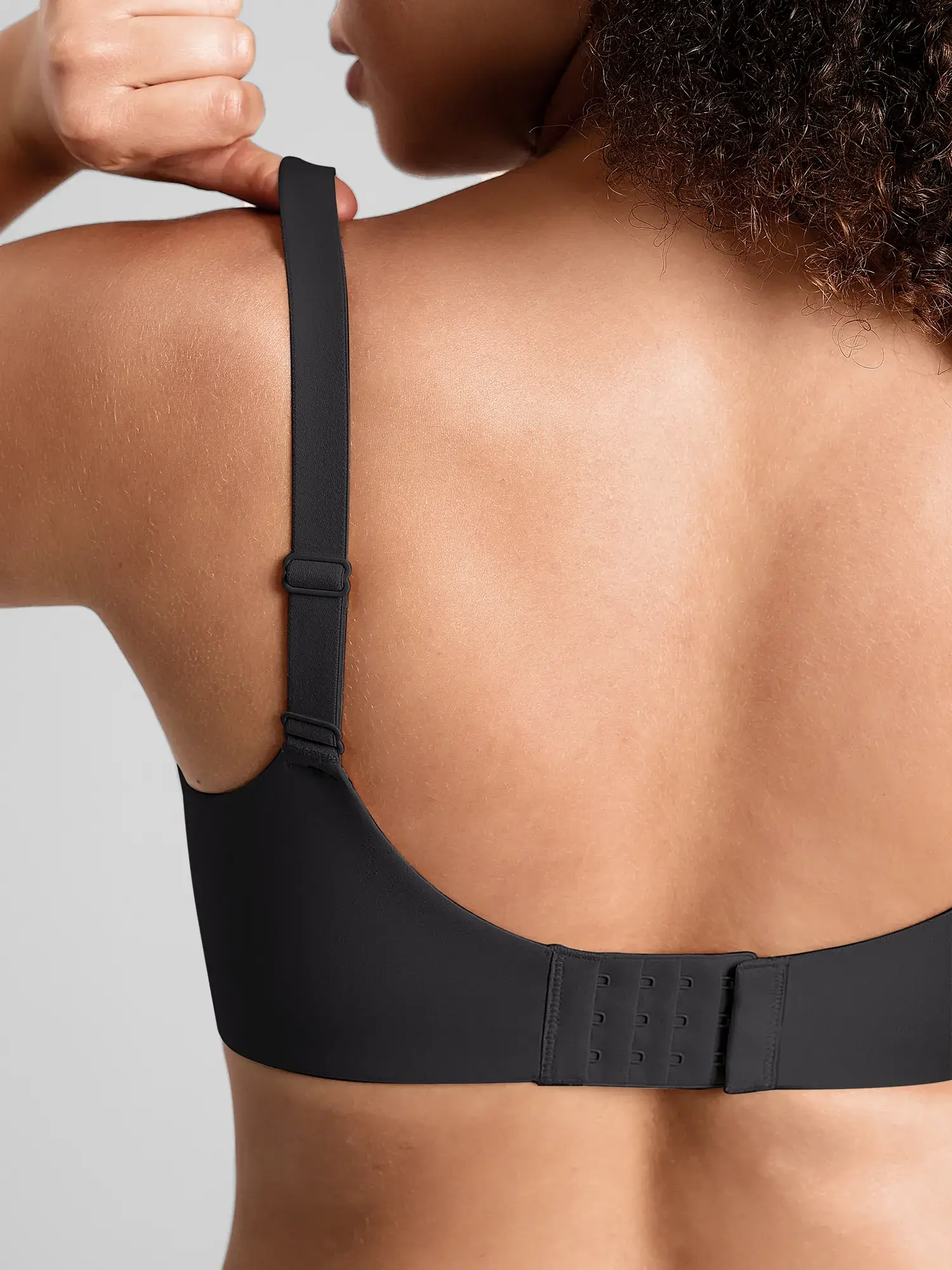 Feelingirl Unlined Minimizer Bra with Sheer V-Neck - Image 5