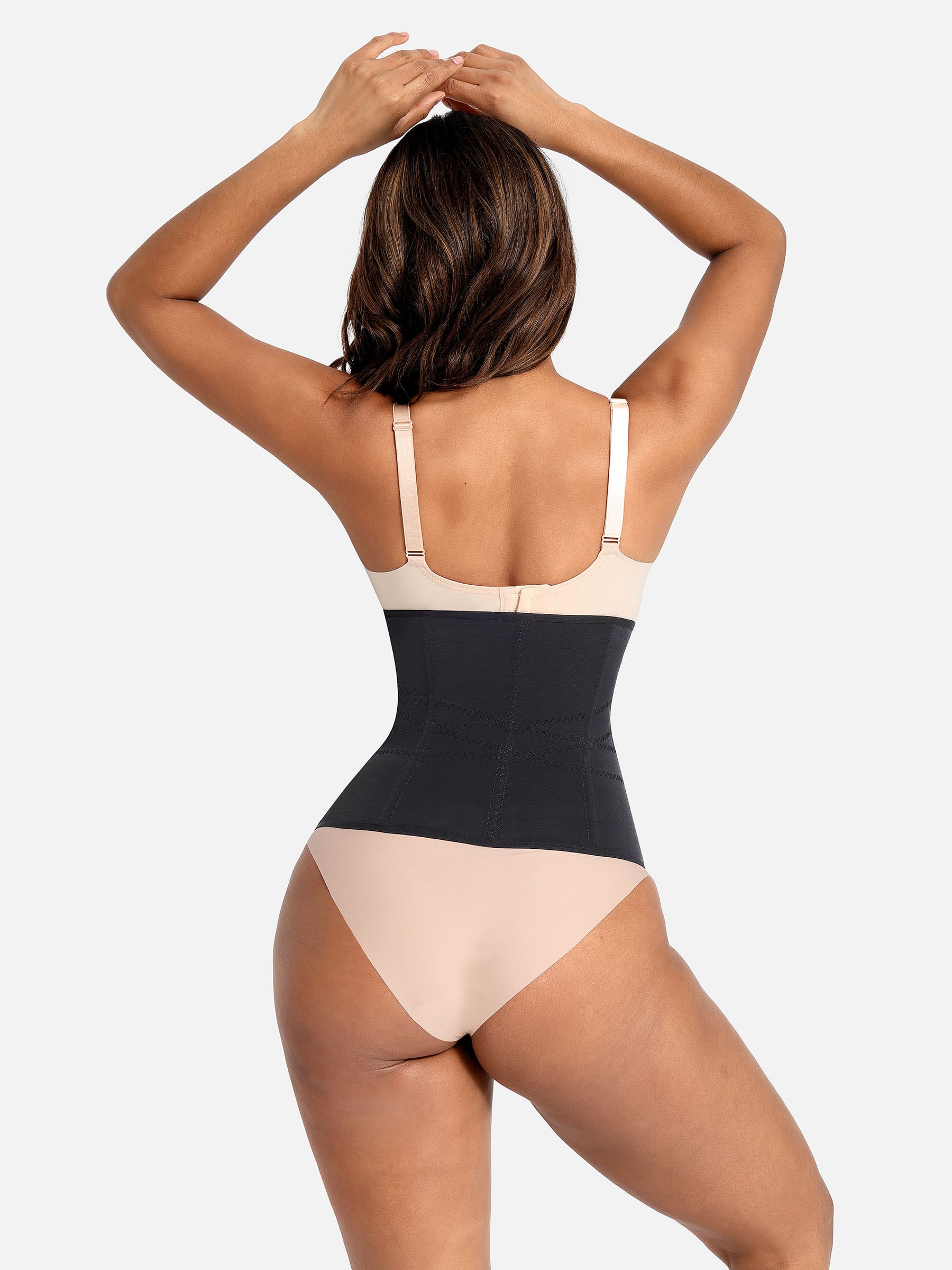 Feelingirl Waist Trainer for Women – Mesh Corset Body Shaper with Steel Bones - Image 10