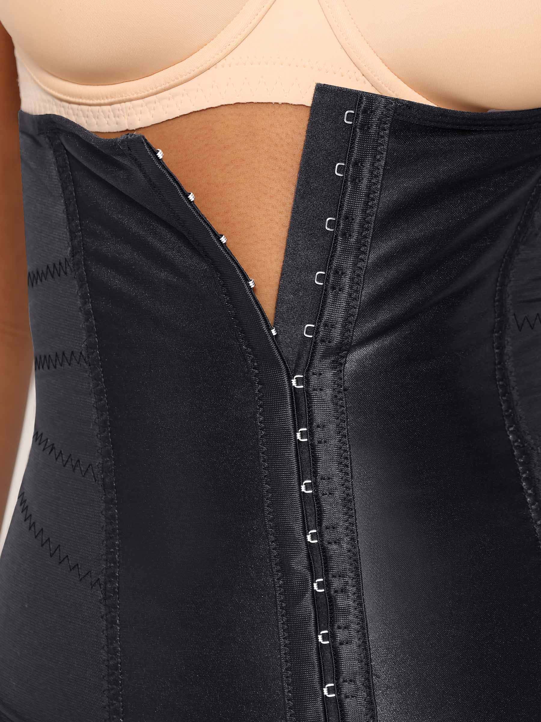Feelingirl Waist Trainer for Women – Mesh Corset Body Shaper with Steel Bones - Image 12
