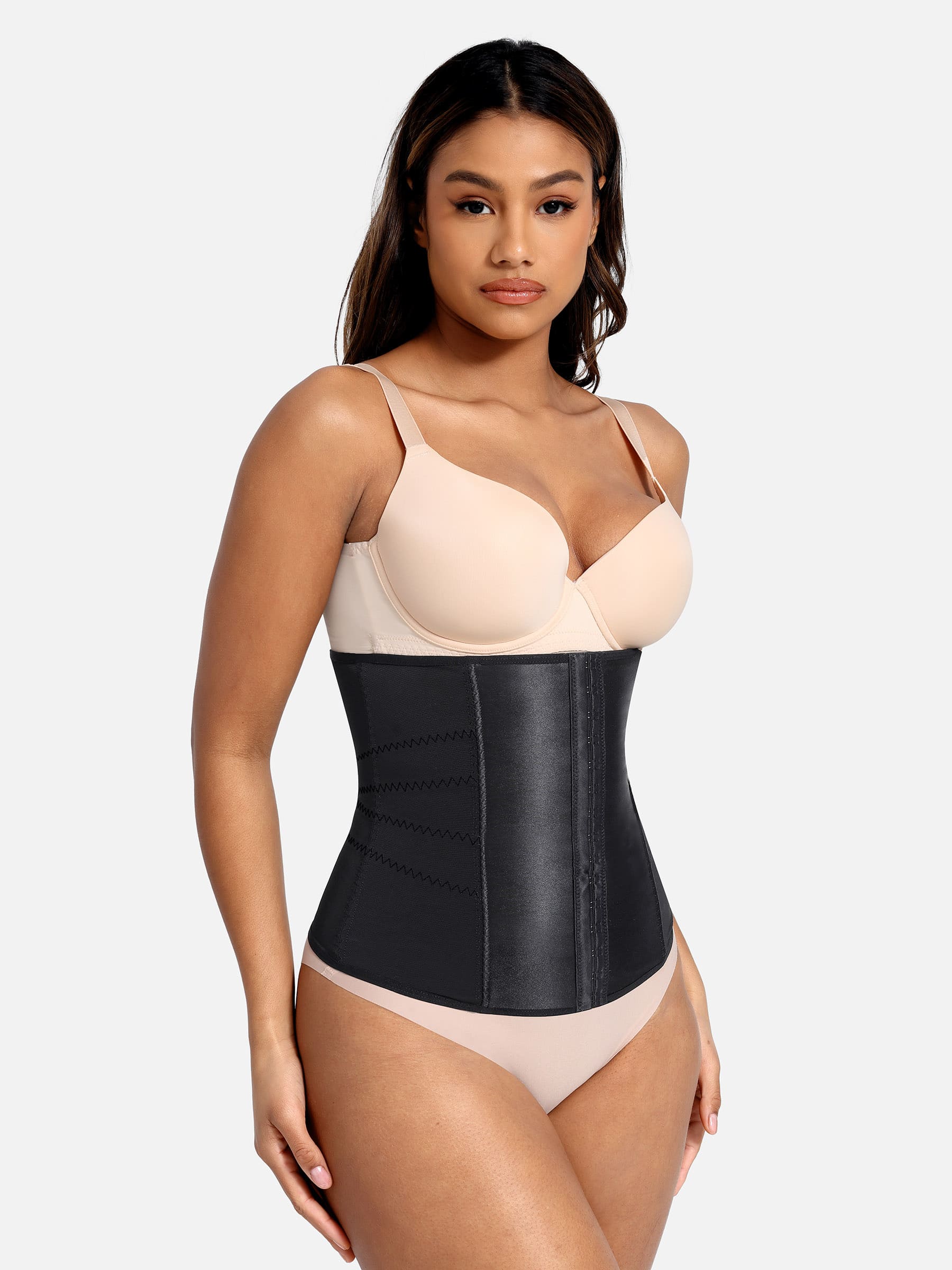 Feelingirl Waist Trainer for Women – Mesh Corset Body Shaper with Steel Bones - Image 9