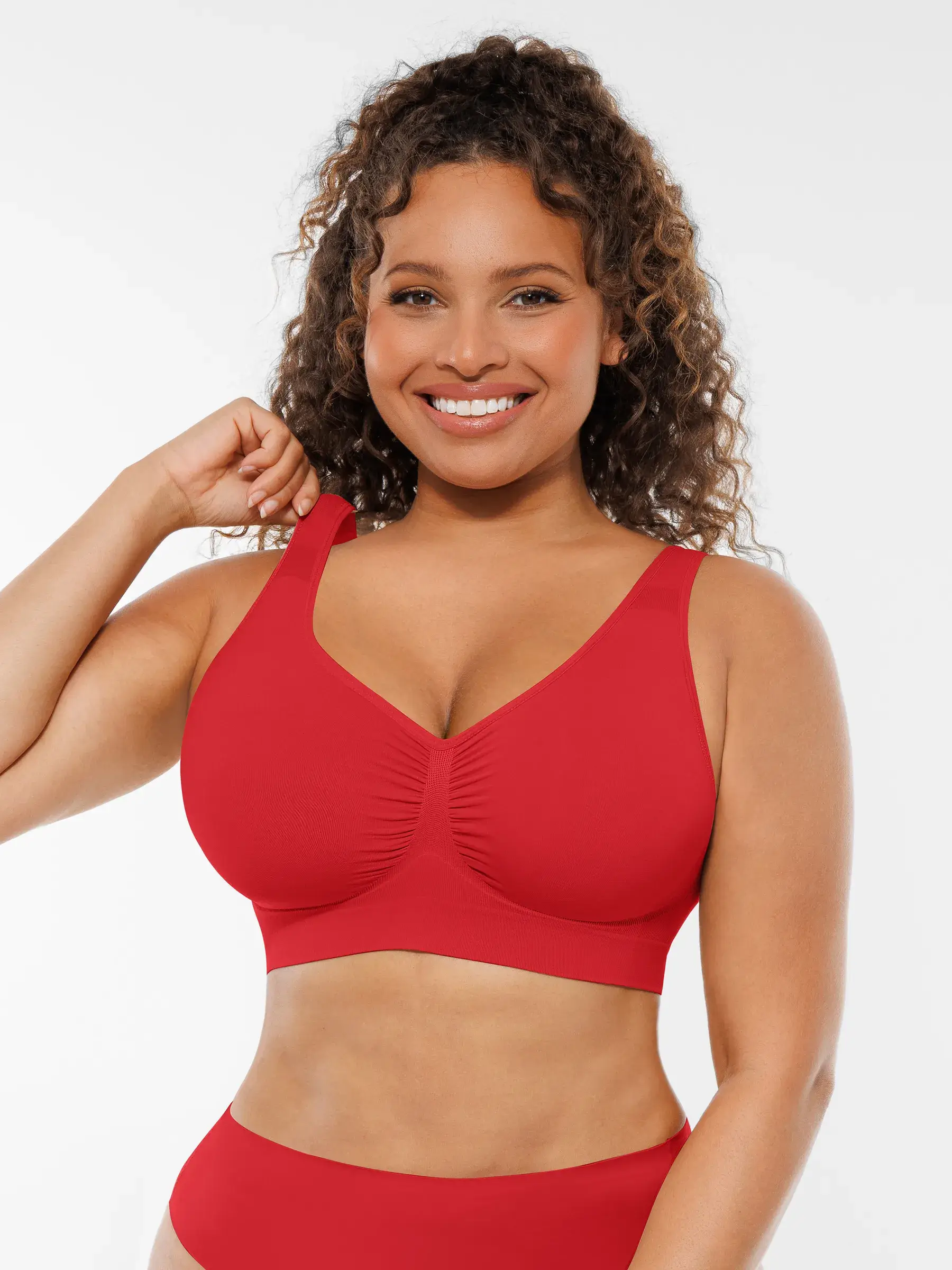 Feelingirl No Underwire Wide Straps Everyday Bra Bundle - Image 56