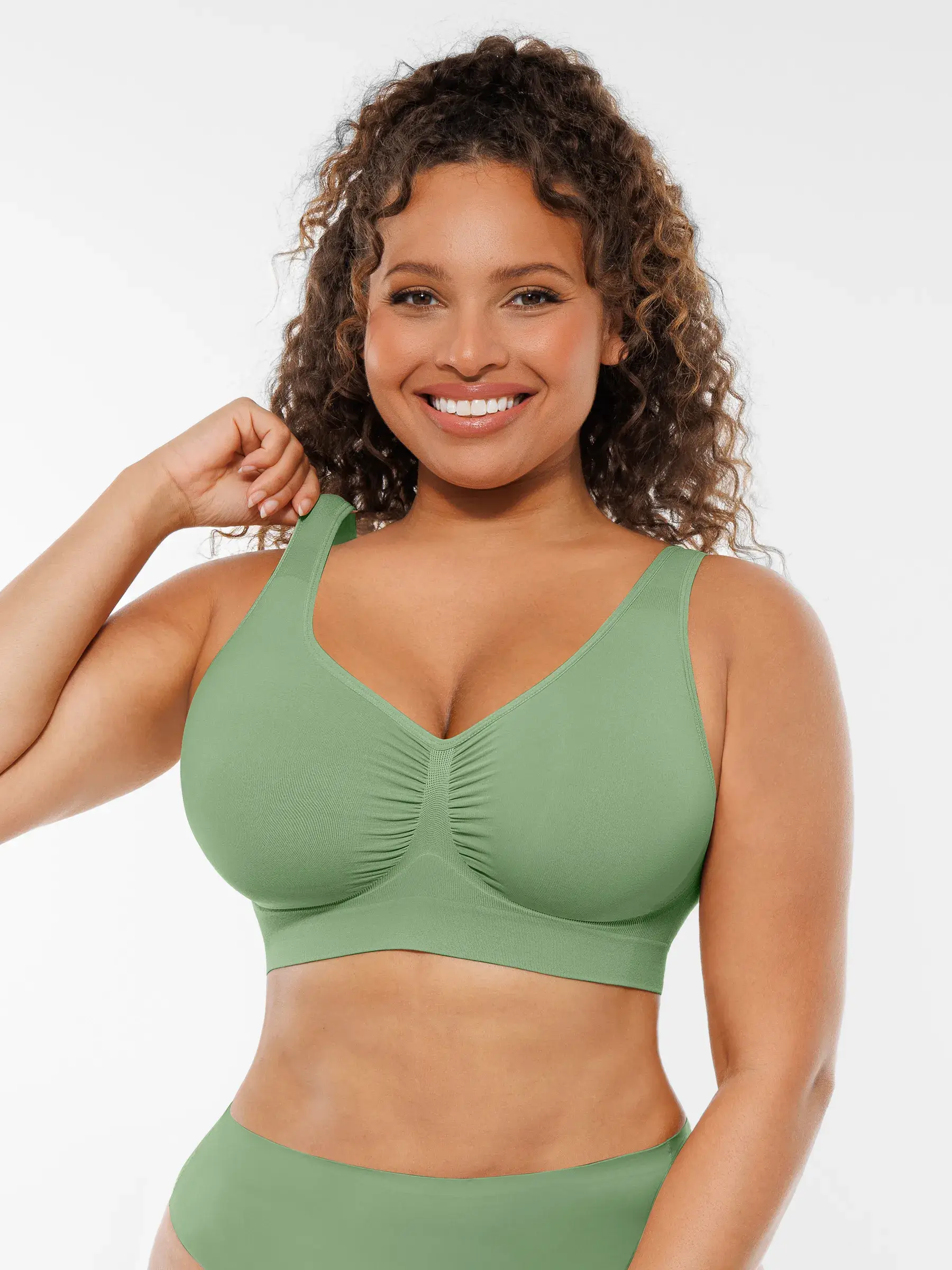 Feelingirl No Underwire Wide Straps Everyday Bra Bundle - Image 51