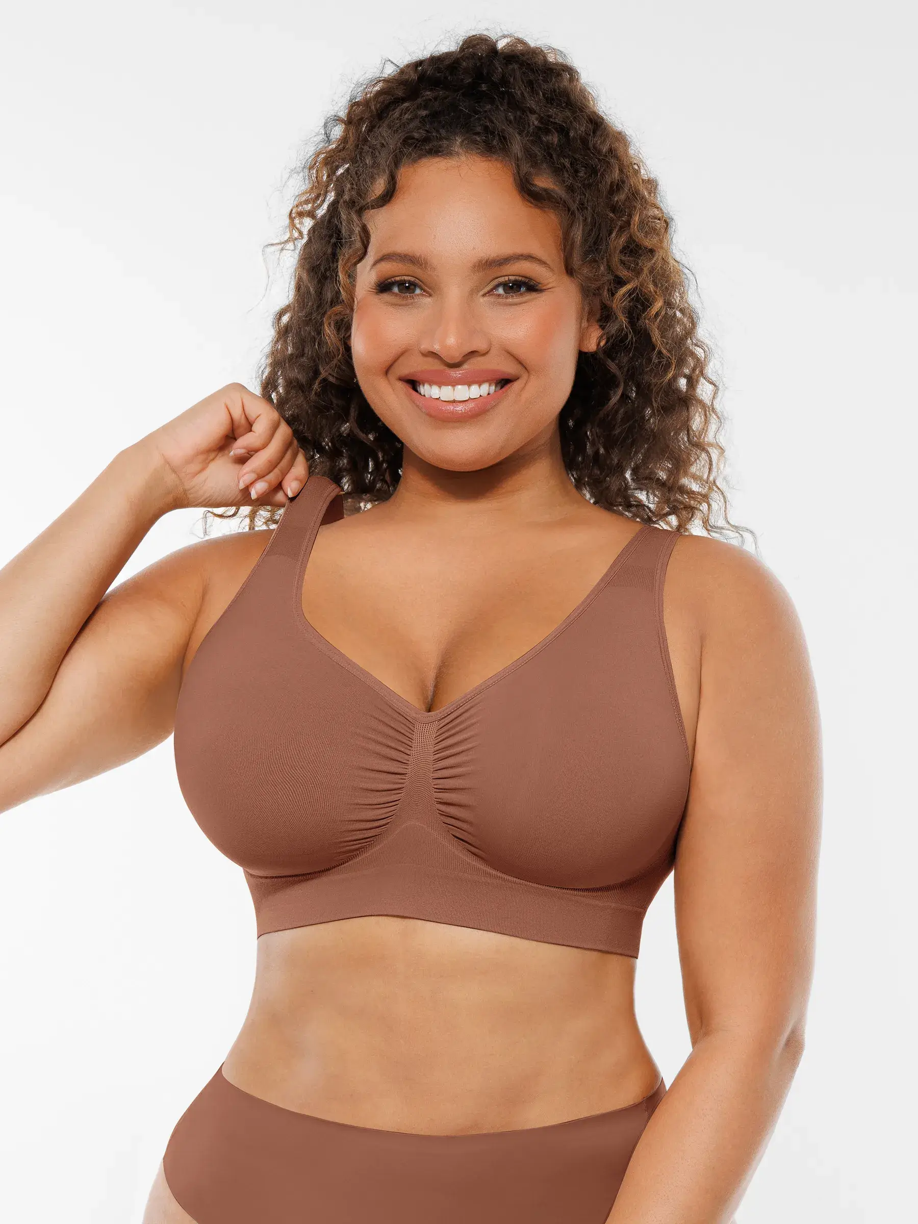 Feelingirl No Underwire Wide Straps Everyday Bra Bundle - Image 3