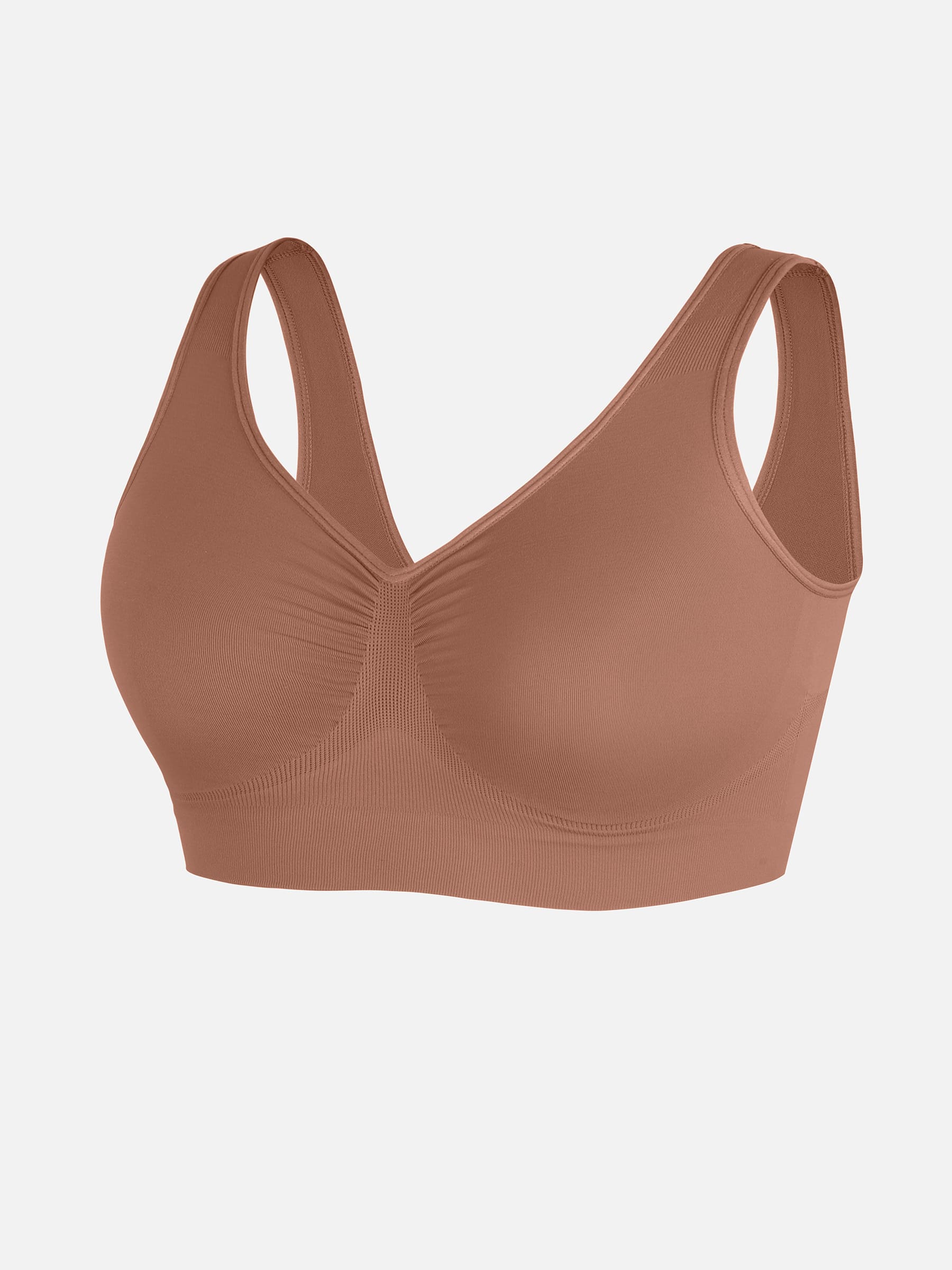Feelingirl Wire-Free Wide Straps Comfort Bra [BOGO] - Image 53