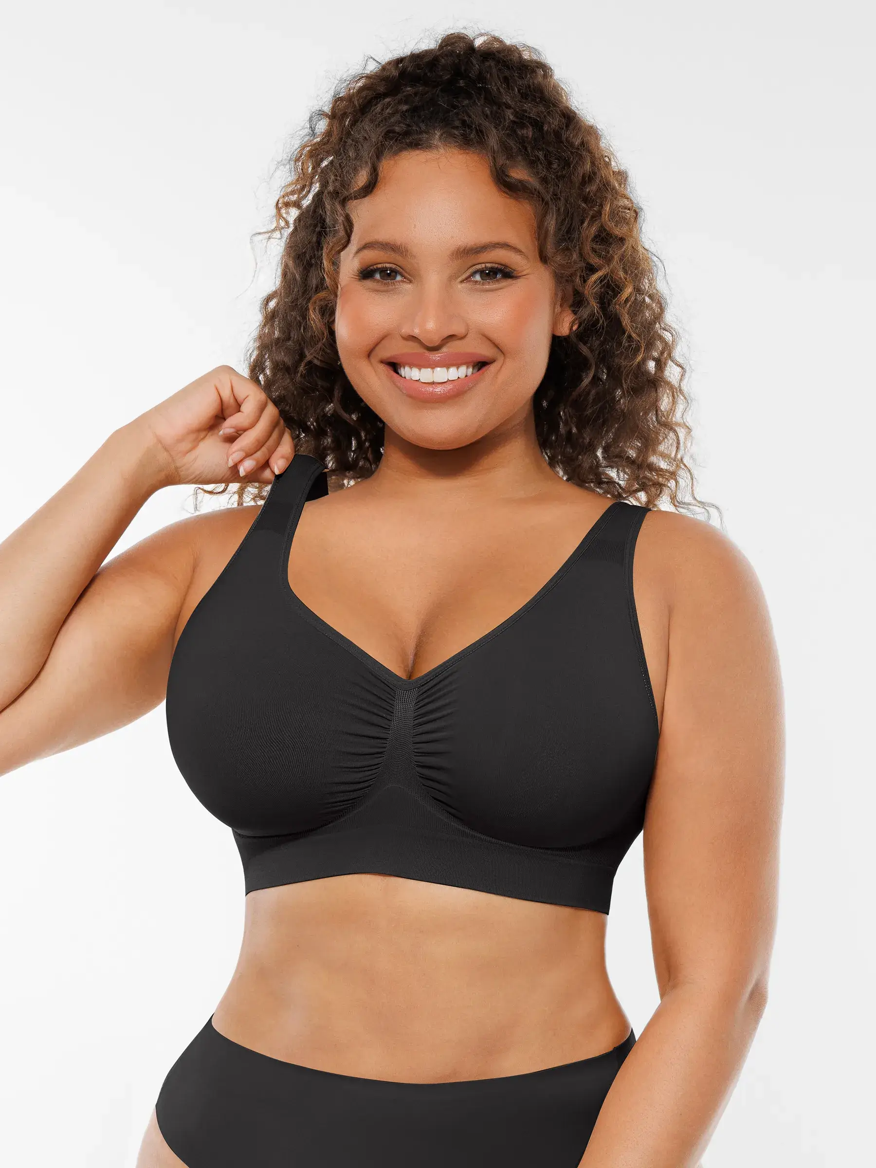 Feelingirl No Underwire Wide Straps Everyday Bra Bundle - Image 11
