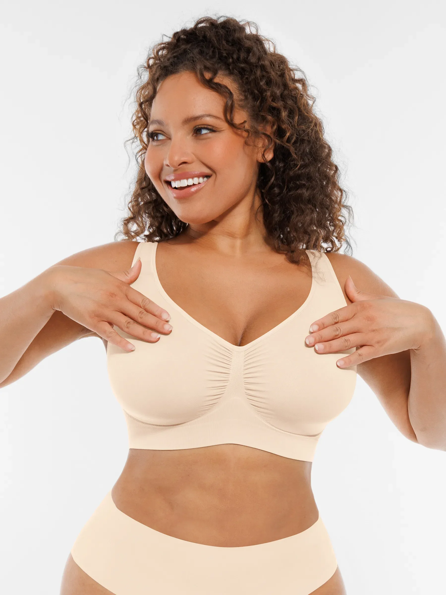 Feelingirl No Underwire Wide Straps Everyday Bra Bundle - Image 39