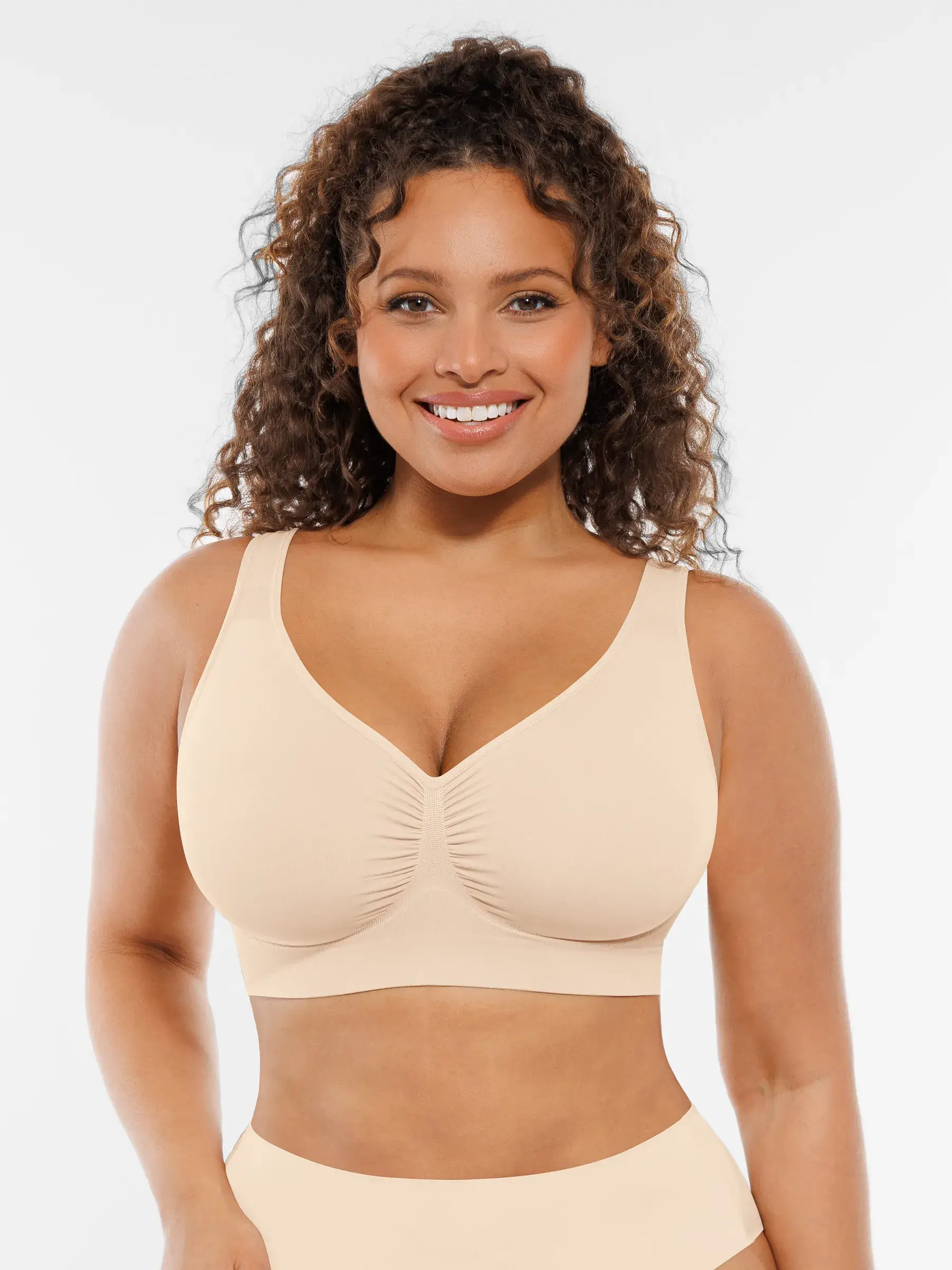 Feelingirl No Underwire Wide Straps Everyday Bra Bundle - Image 38
