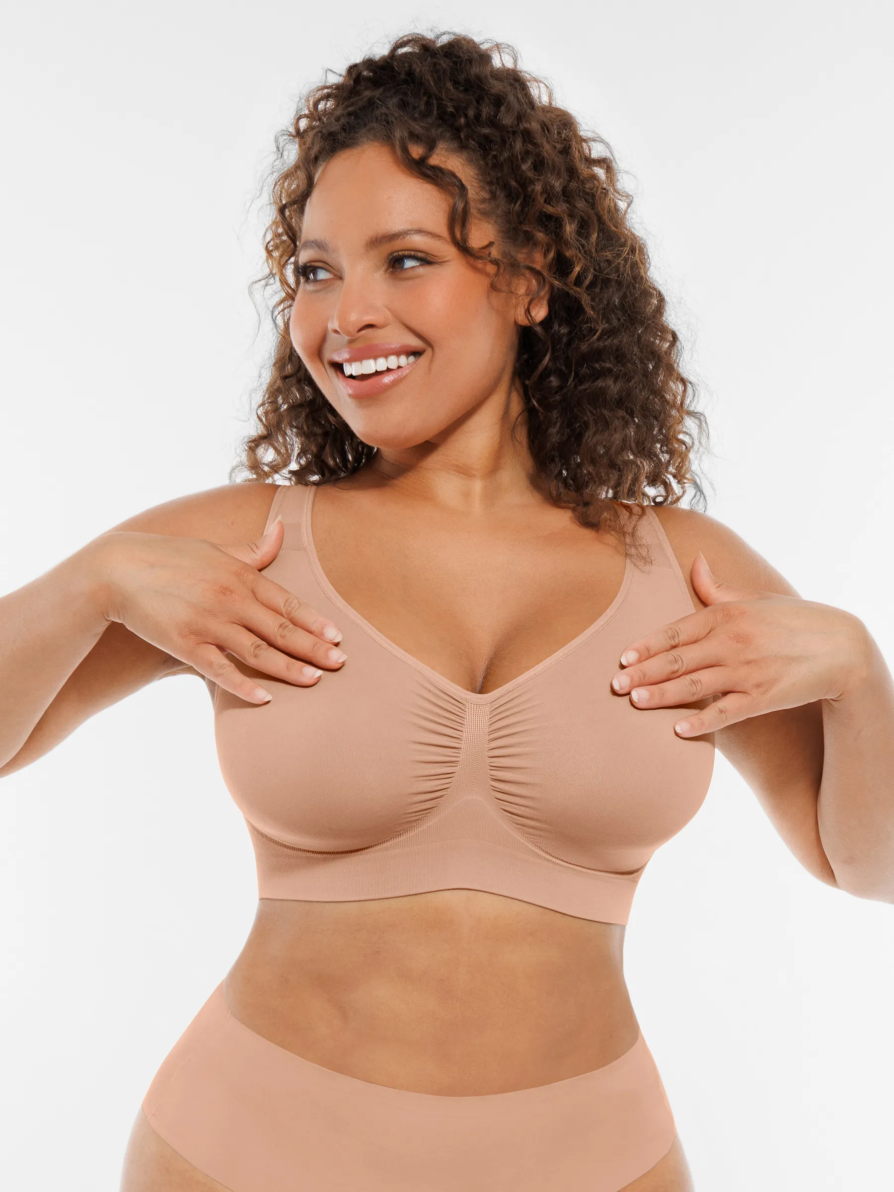 Feelingirl No Underwire Wide Straps Everyday Bra Bundle - Image 33