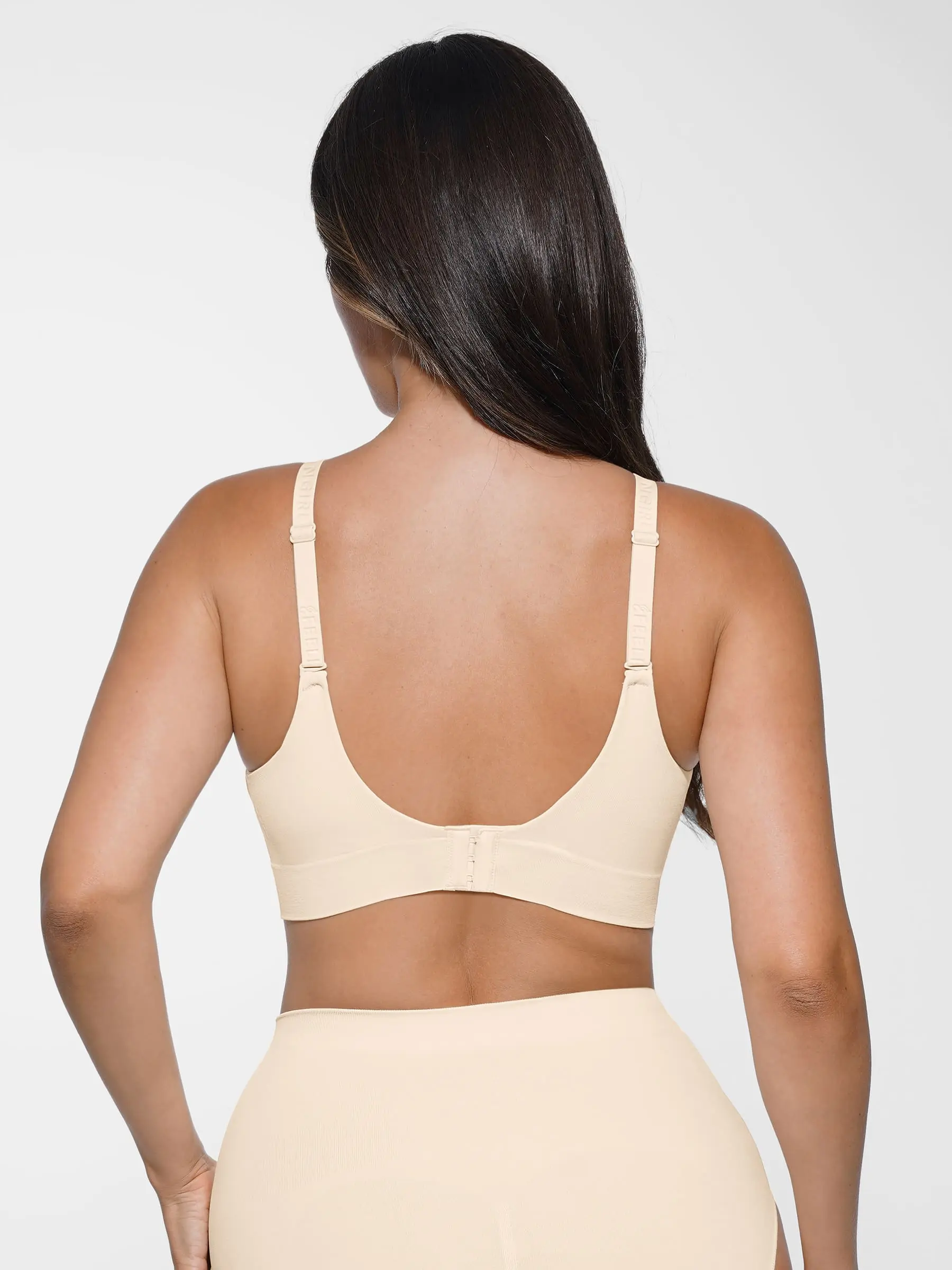 Feelingirl Wireless Adjustable Push-Up Full Coverage Bra - Image 17