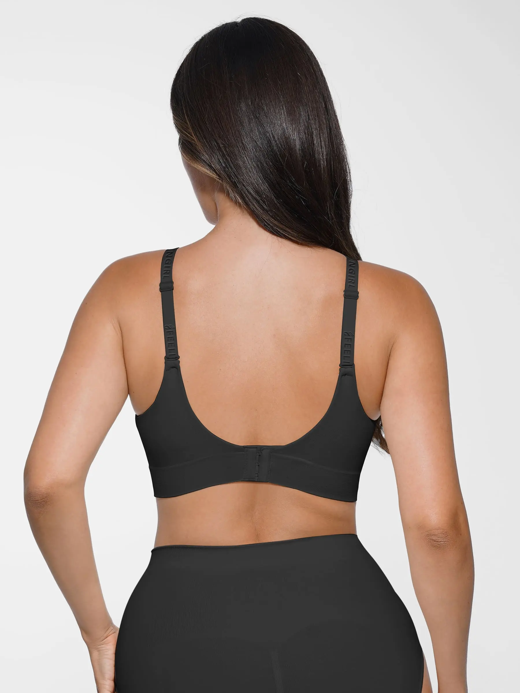 Feelingirl Wireless Adjustable Push-Up Full Coverage Bra - Image 3