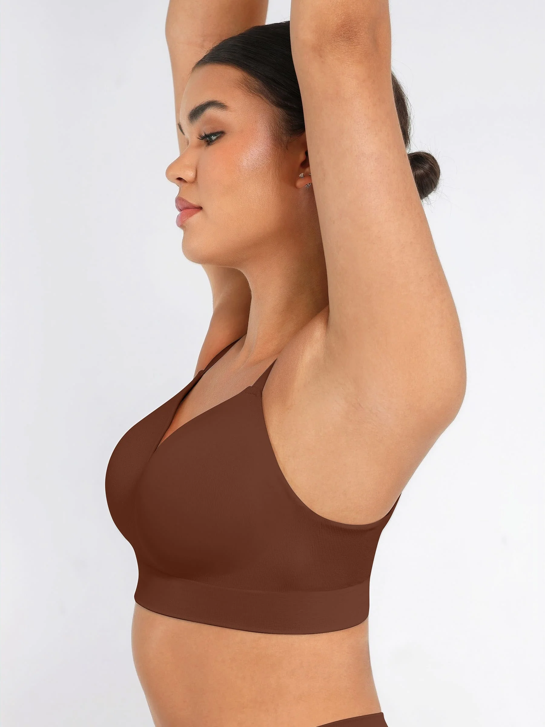 Feelingirl Wireless Push-Up Seamless Comfort Full Coverage Bra Bundle - Image 55