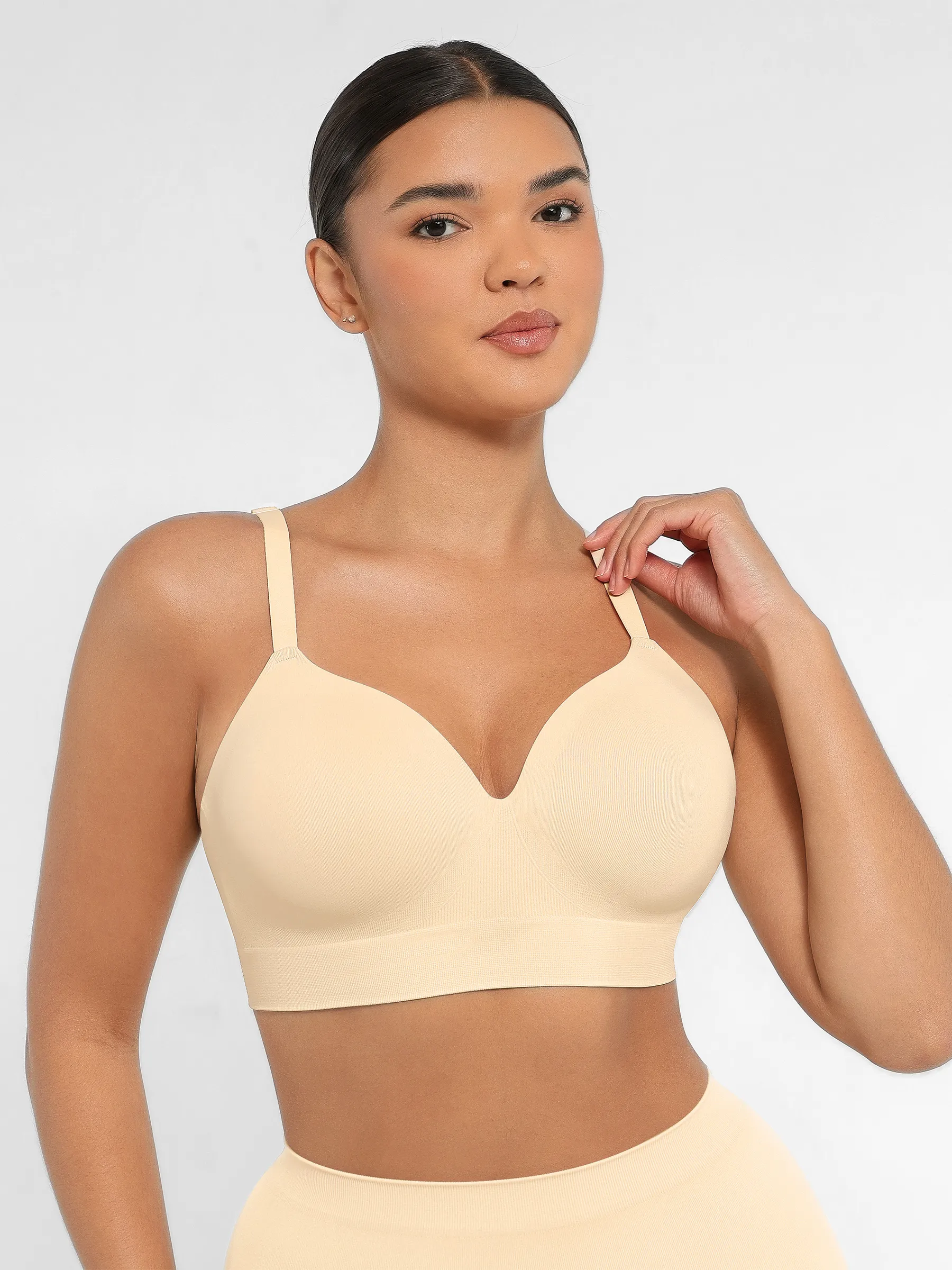 Feelingirl Wireless Push-Up Seamless Comfort Full Coverage Bra - Image 17