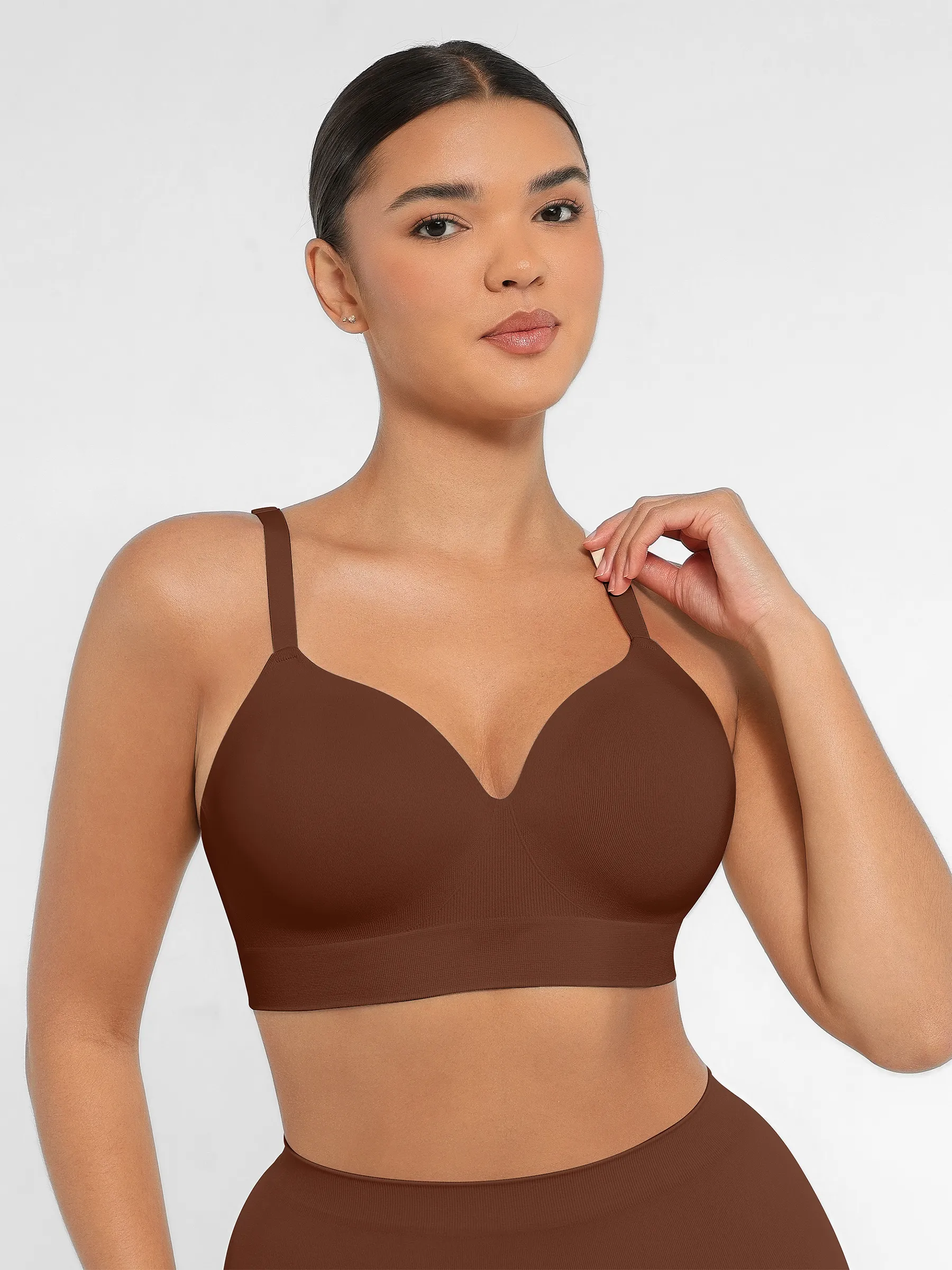 Feelingirl Wireless Push-Up Seamless Comfort Full Coverage Bra - Image 44