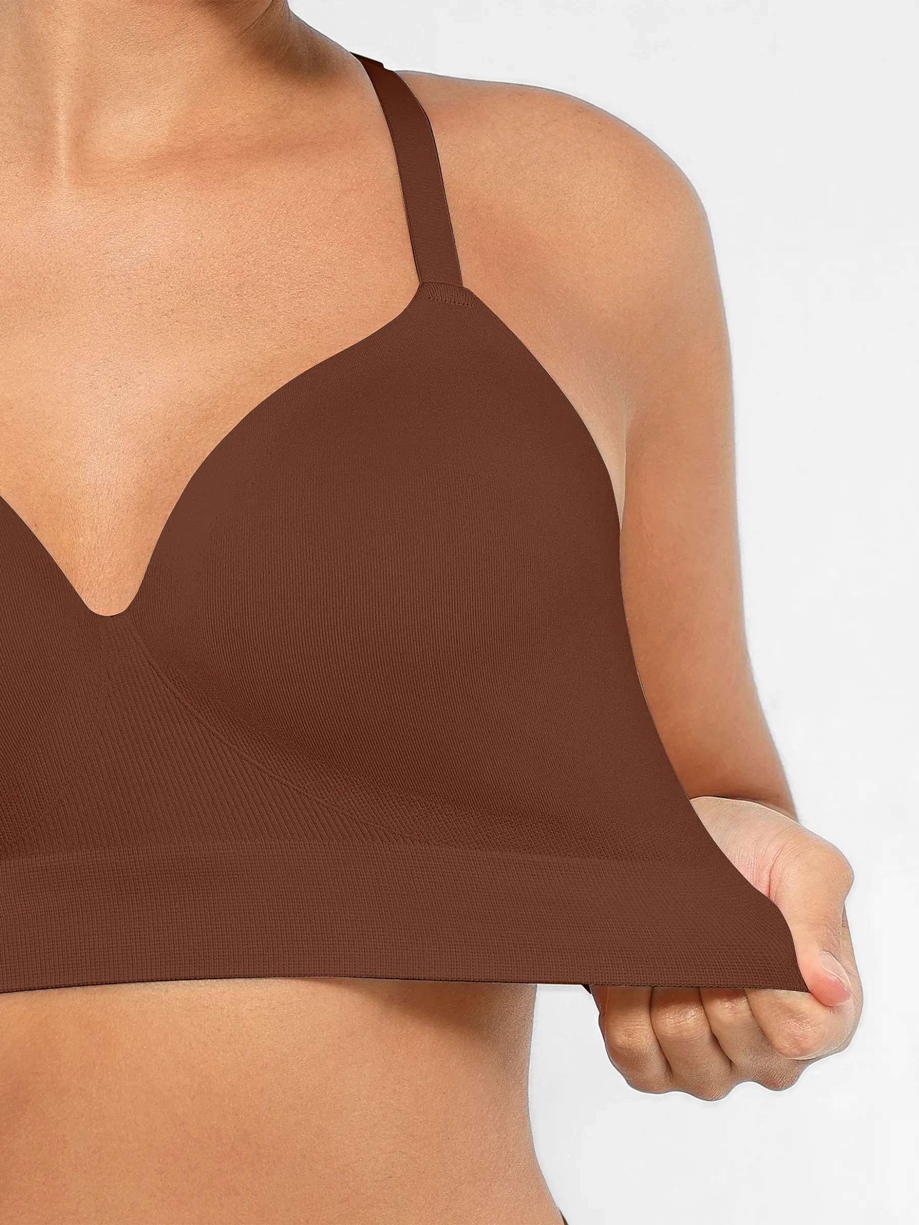 Feelingirl Wireless Push-Up Seamless Comfort Full Coverage Bra - Image 49